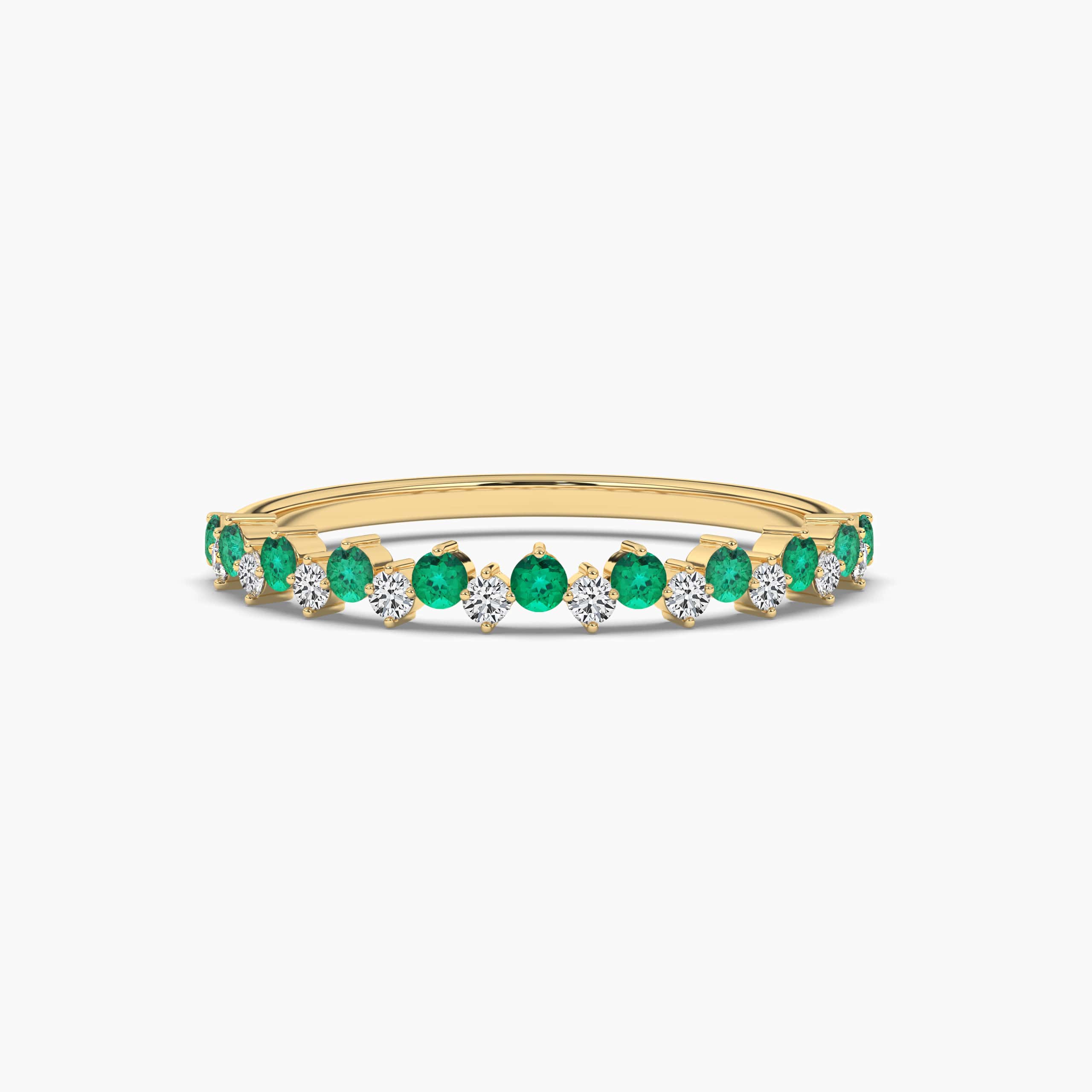 yellow gold stackable ring