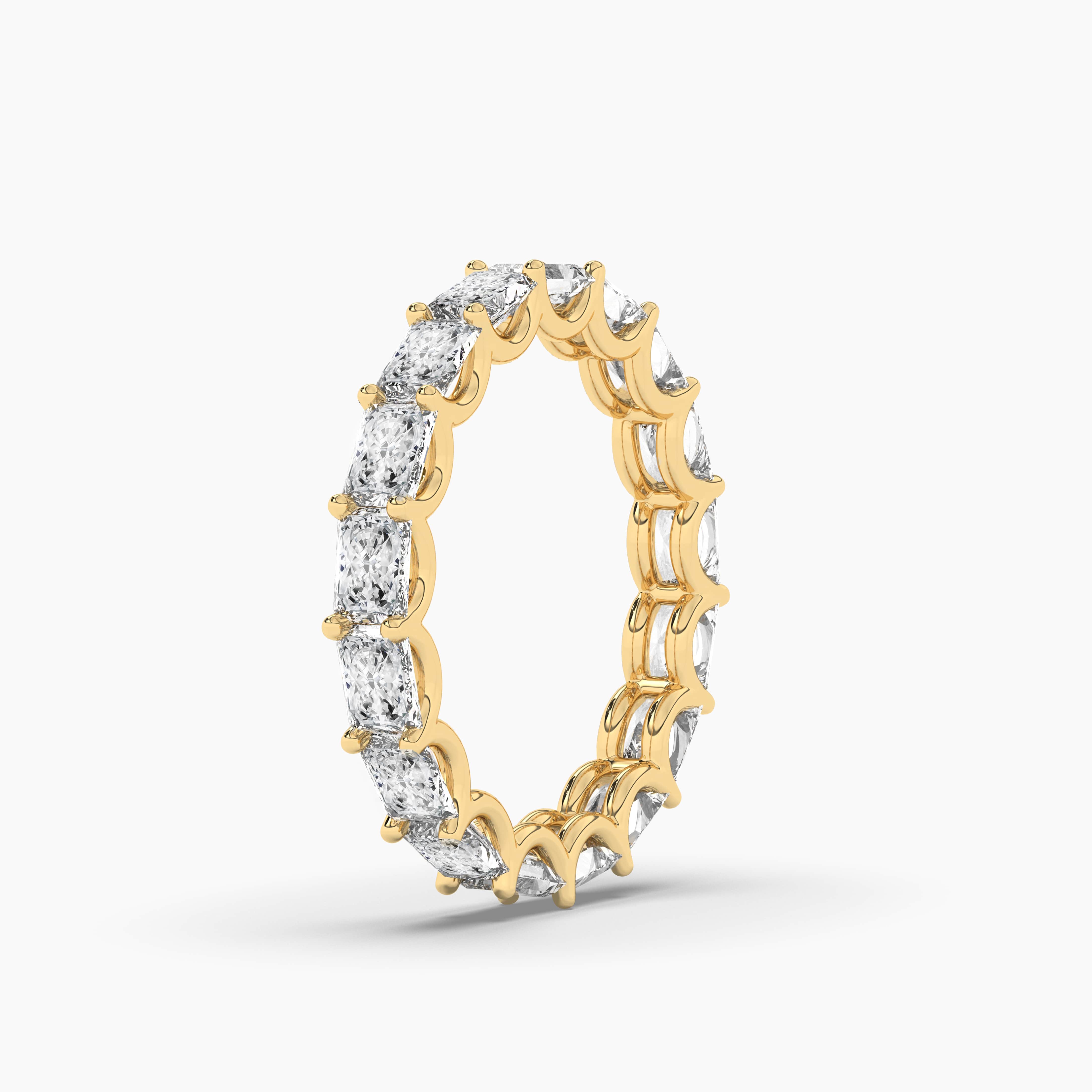 East West Radiant Diamond Eternity Wedding Band