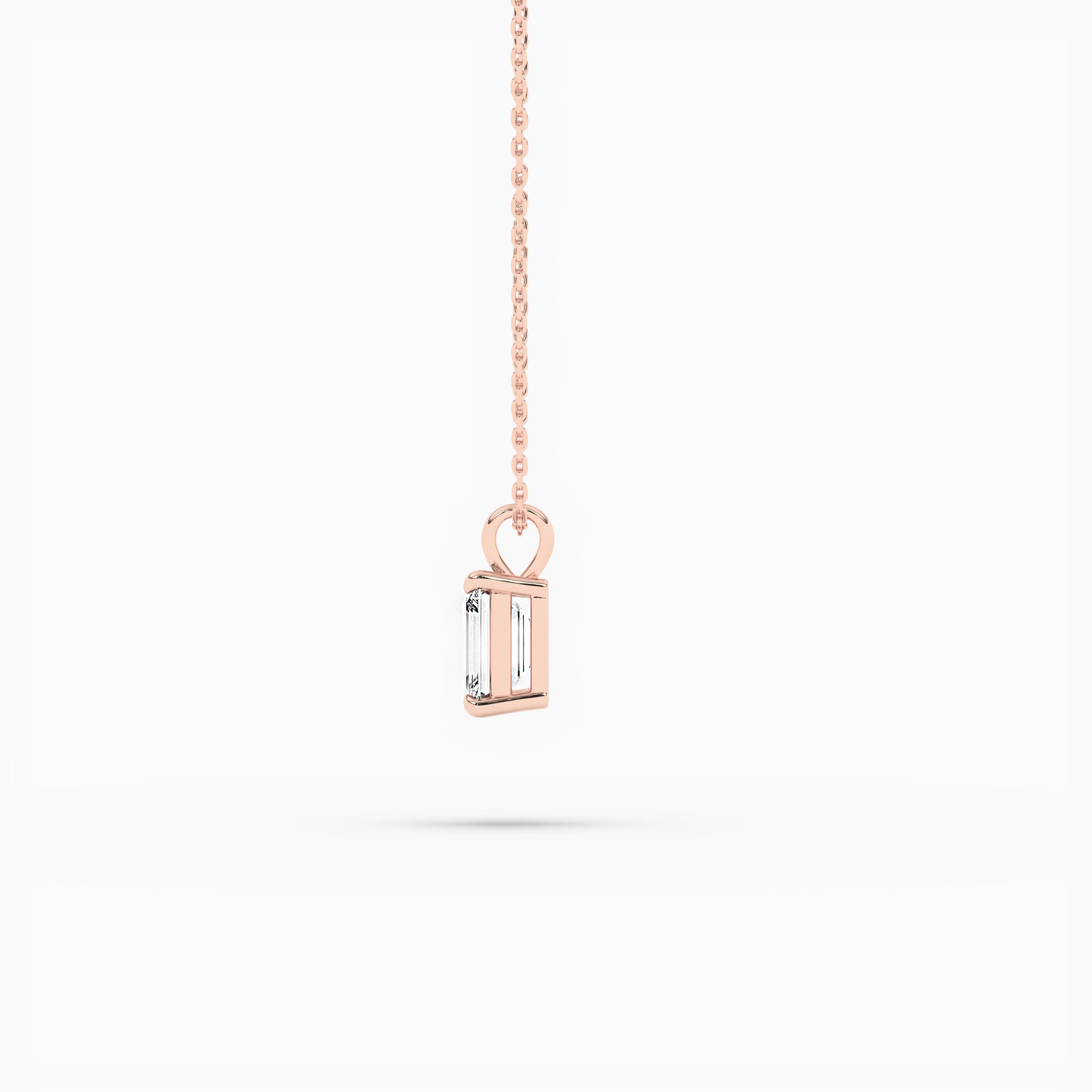 Diamond Rectangle Illusion Necklace