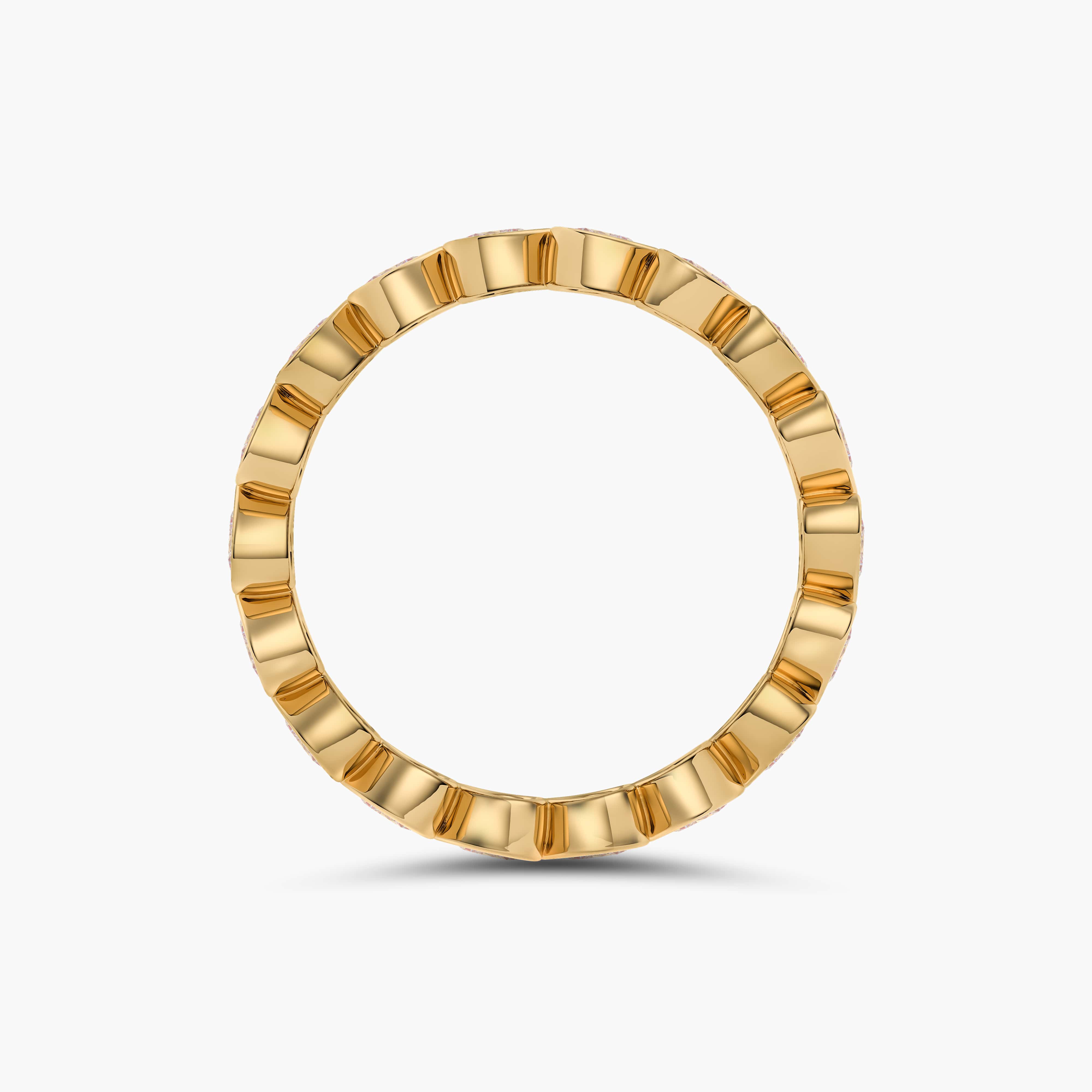 heart shaped diamond band