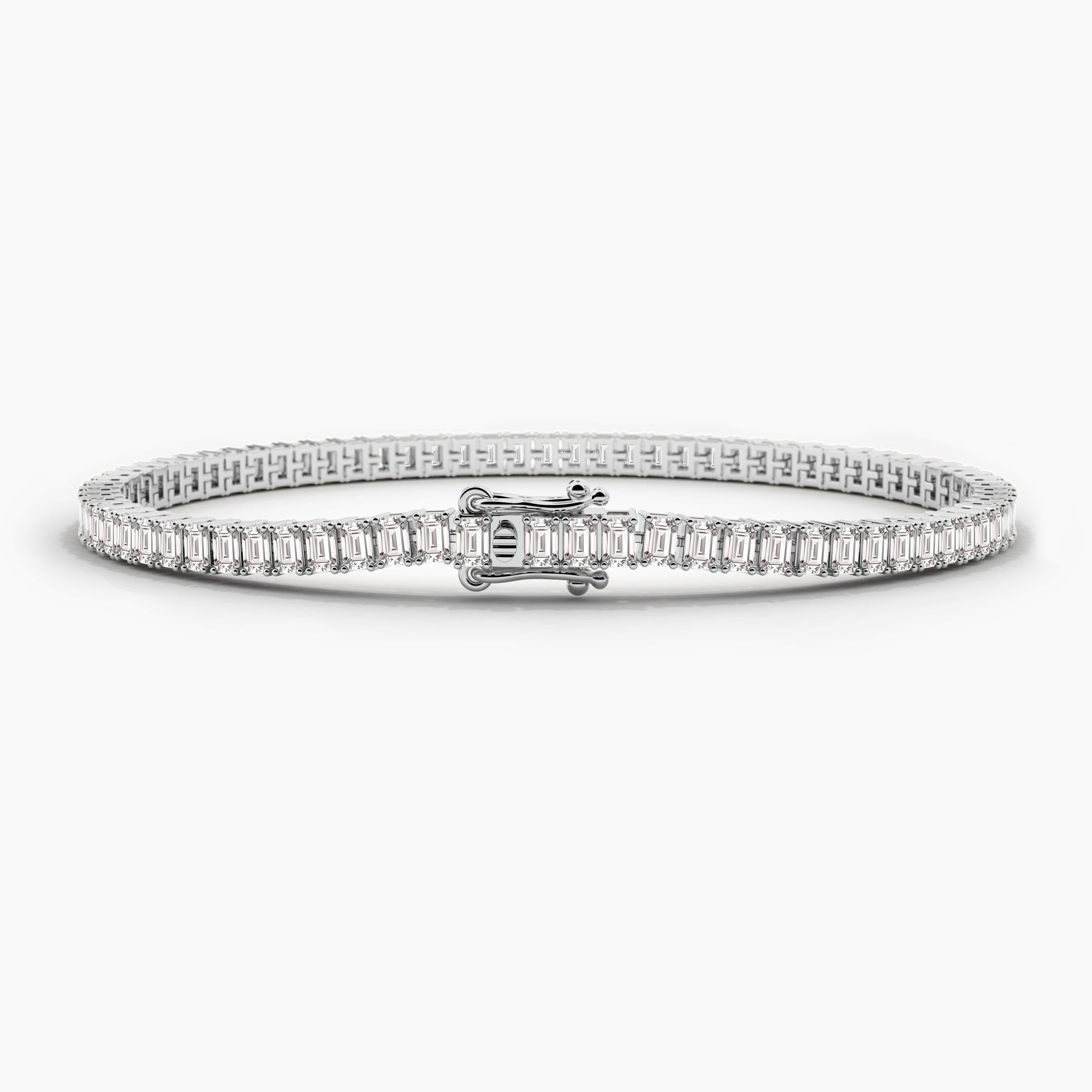 diamond tennis bracelet white gold