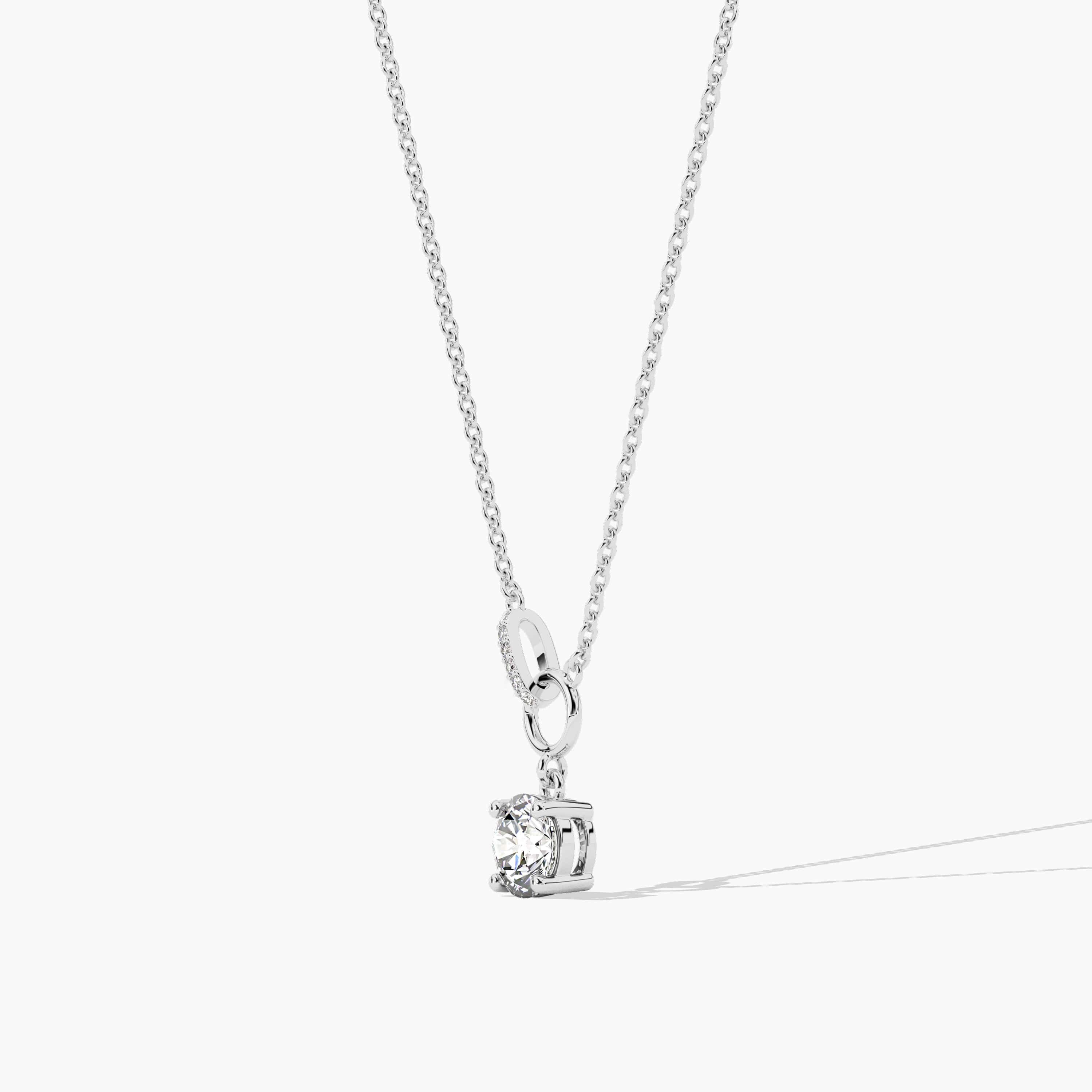 Solitaire Diamond Necklace For Women