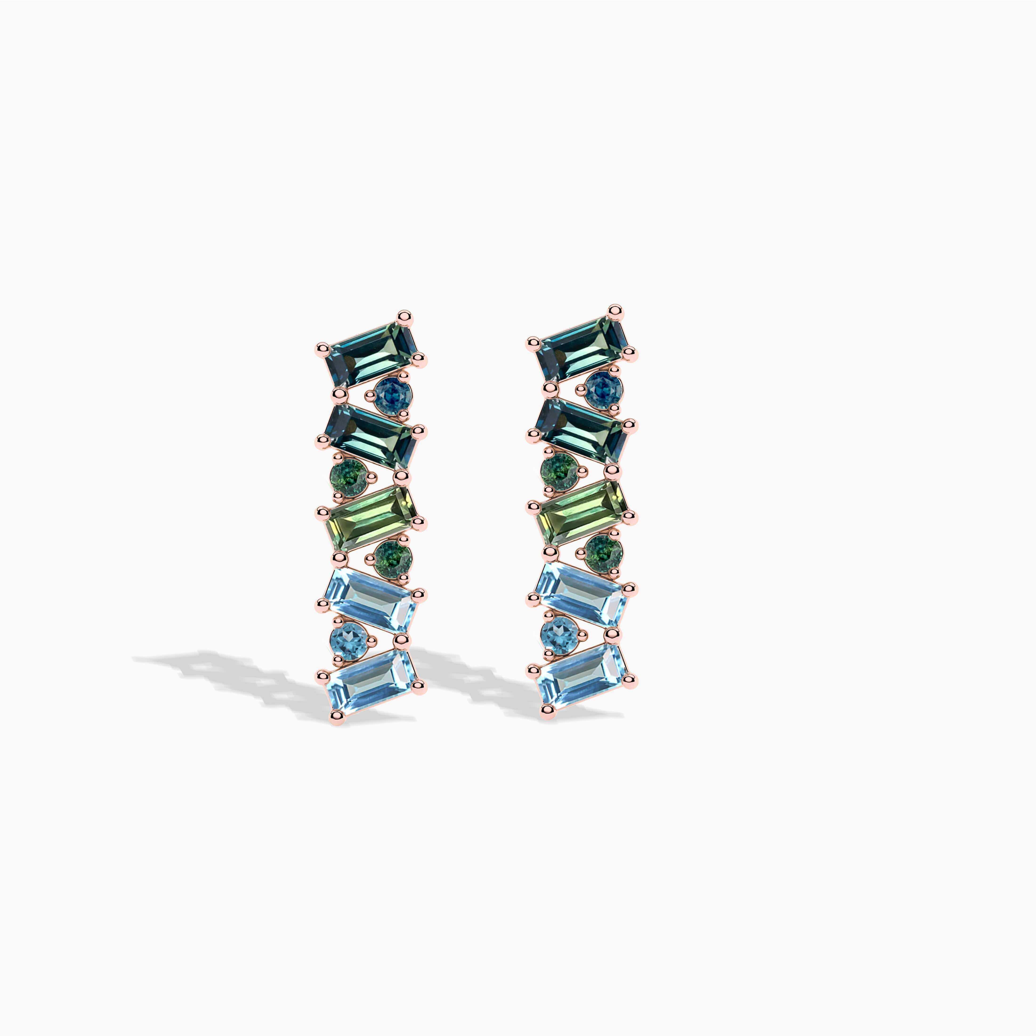mini diamond earrings