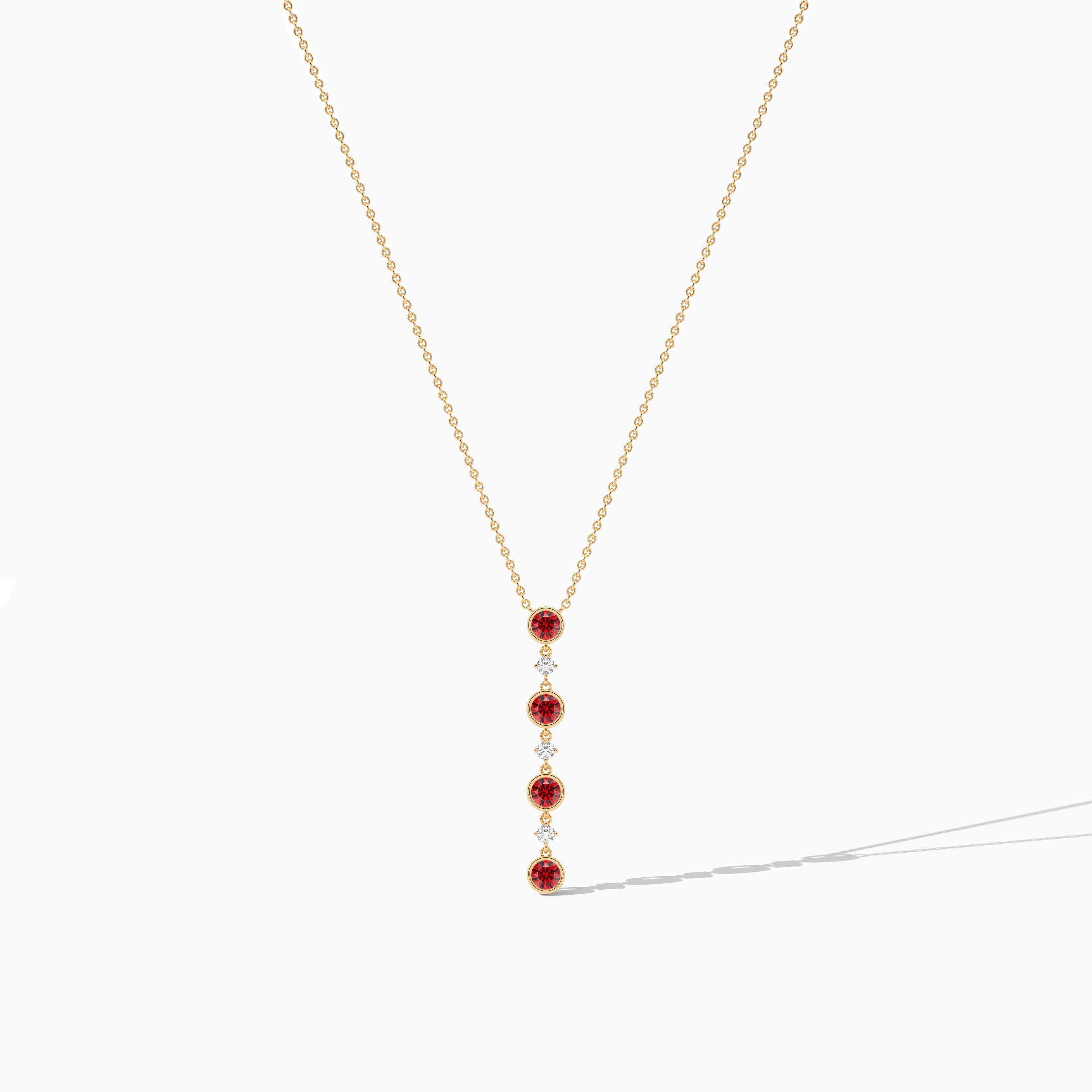 necklace with gemstone