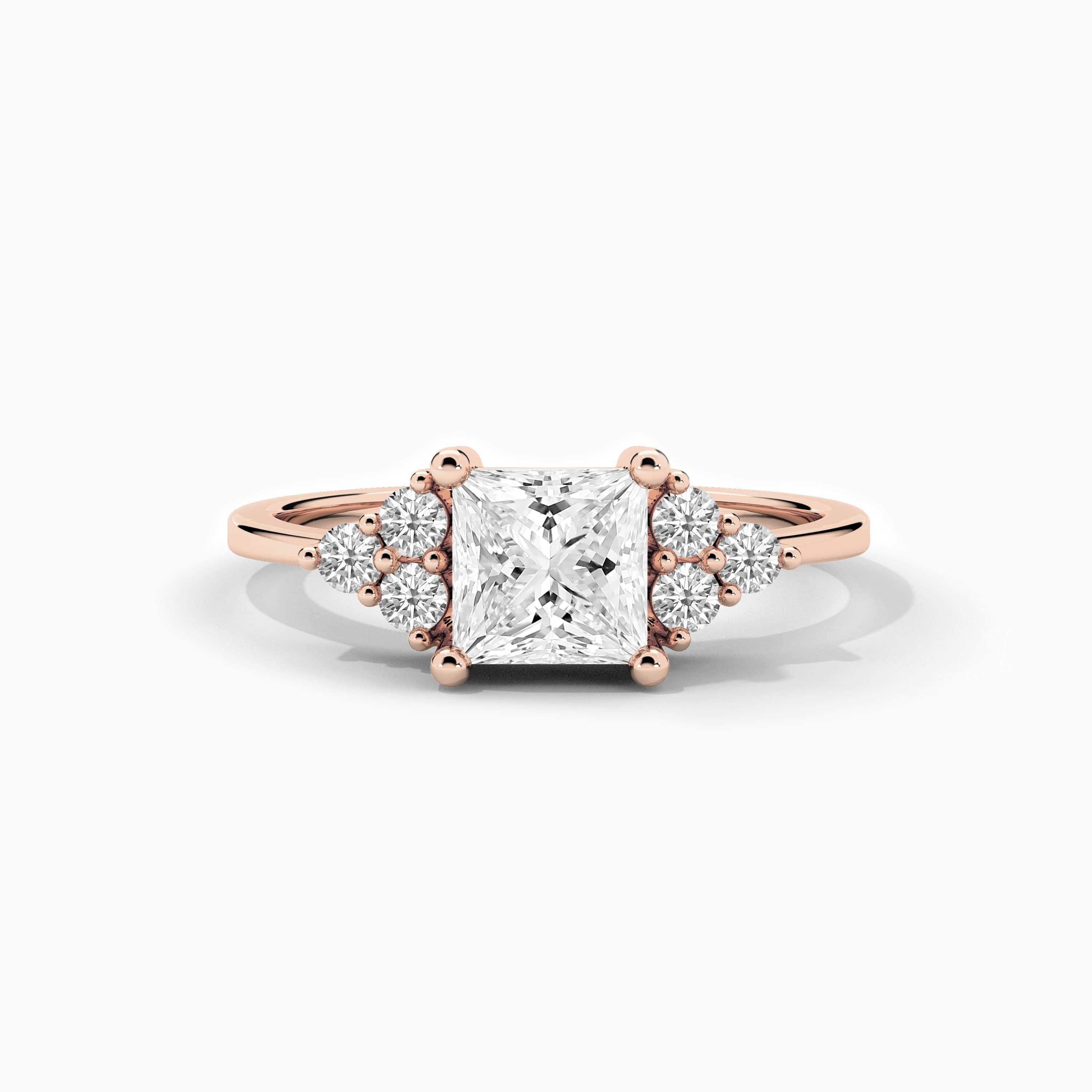 Earth shine engagement rings