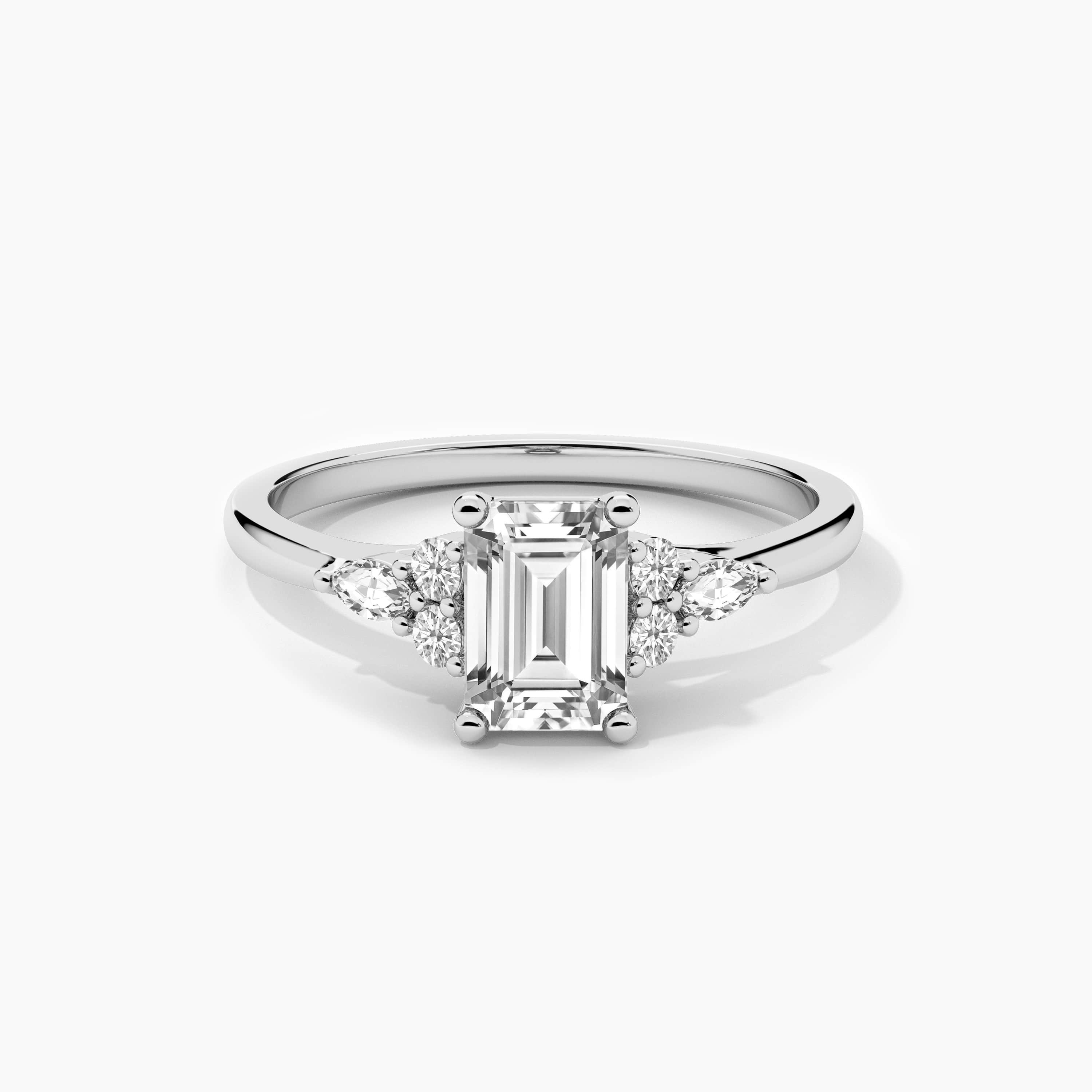 emerald diamond rings