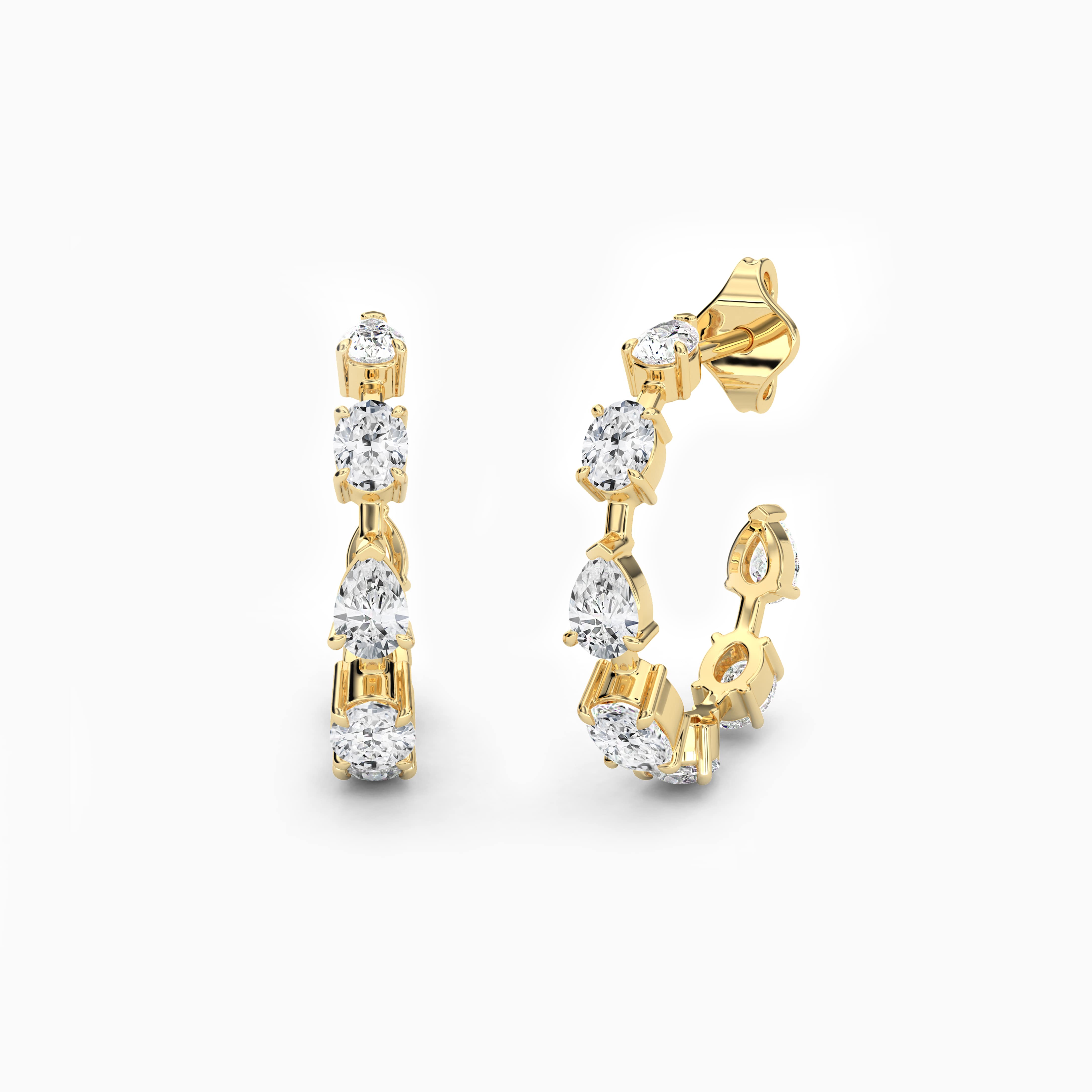 huggie hoop earrings