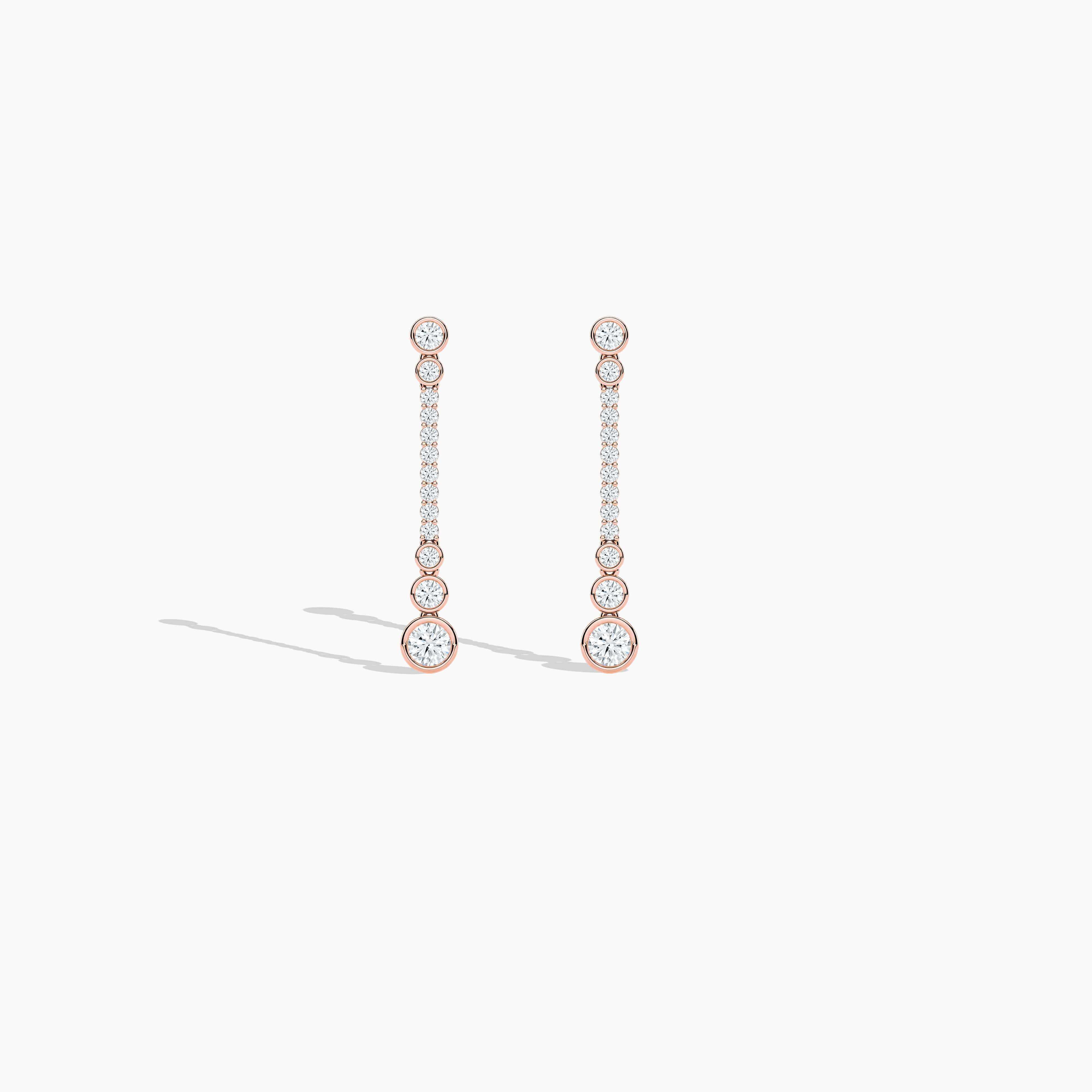 gold diamond stud earrings