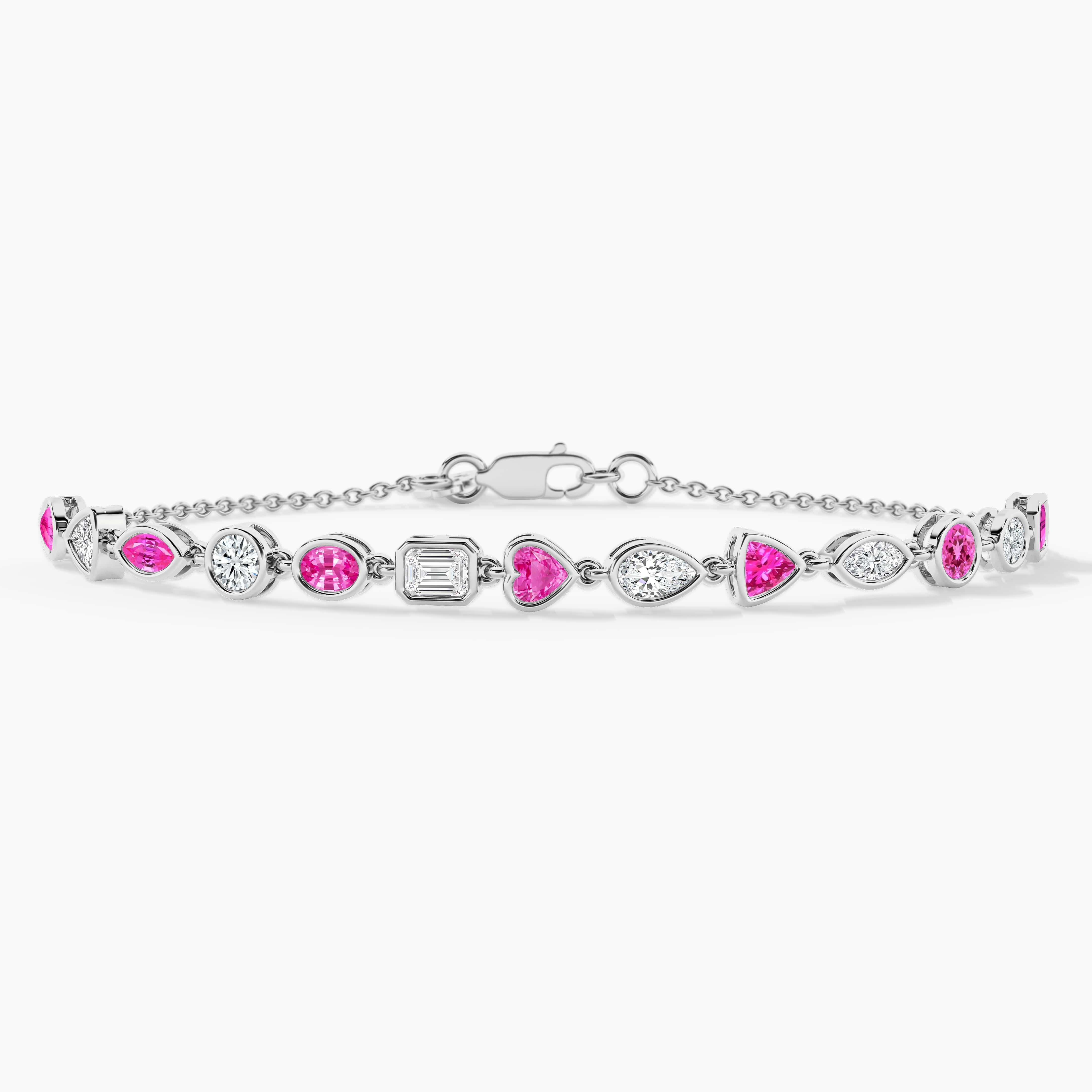 pink diamond bracelet