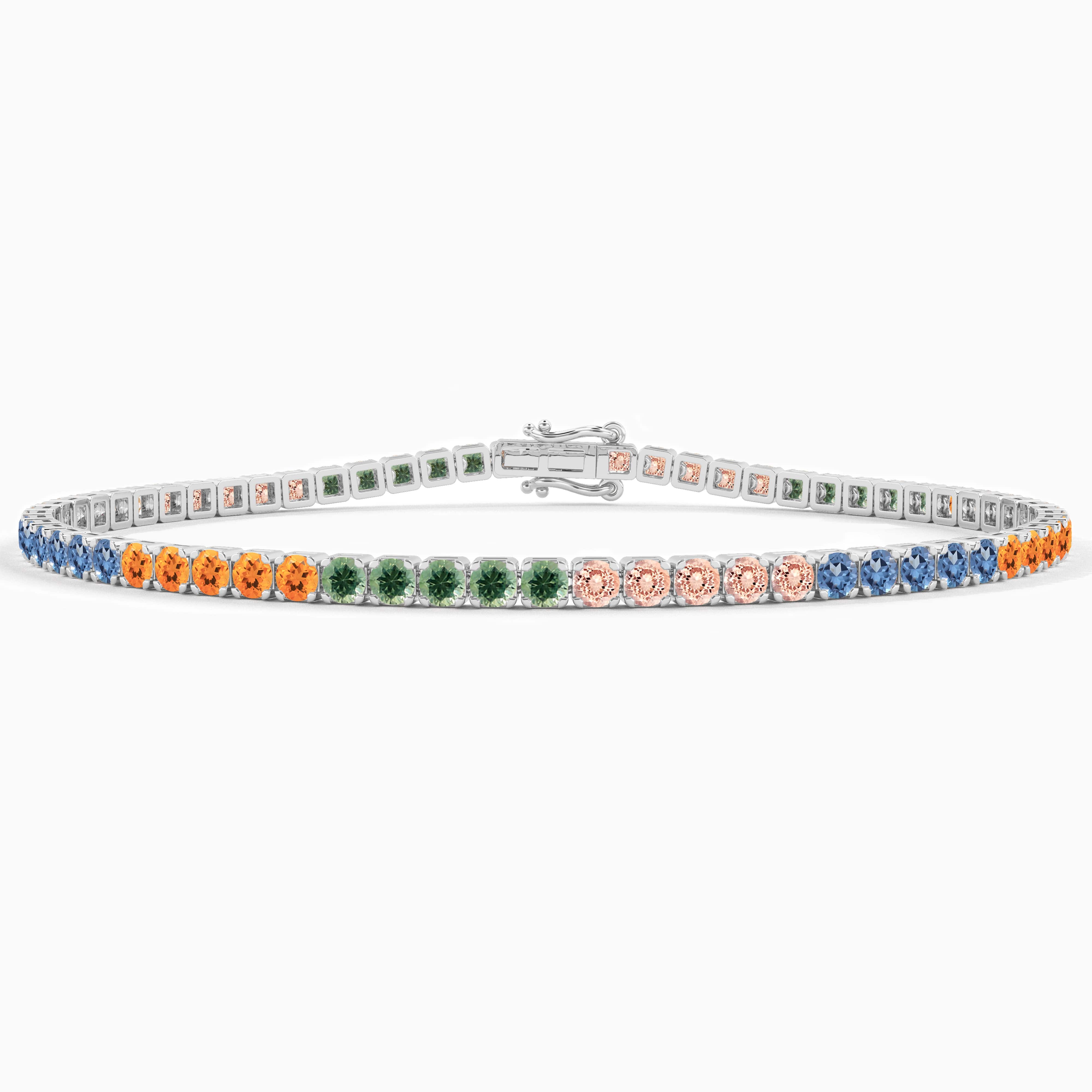white gold tennis bracelet