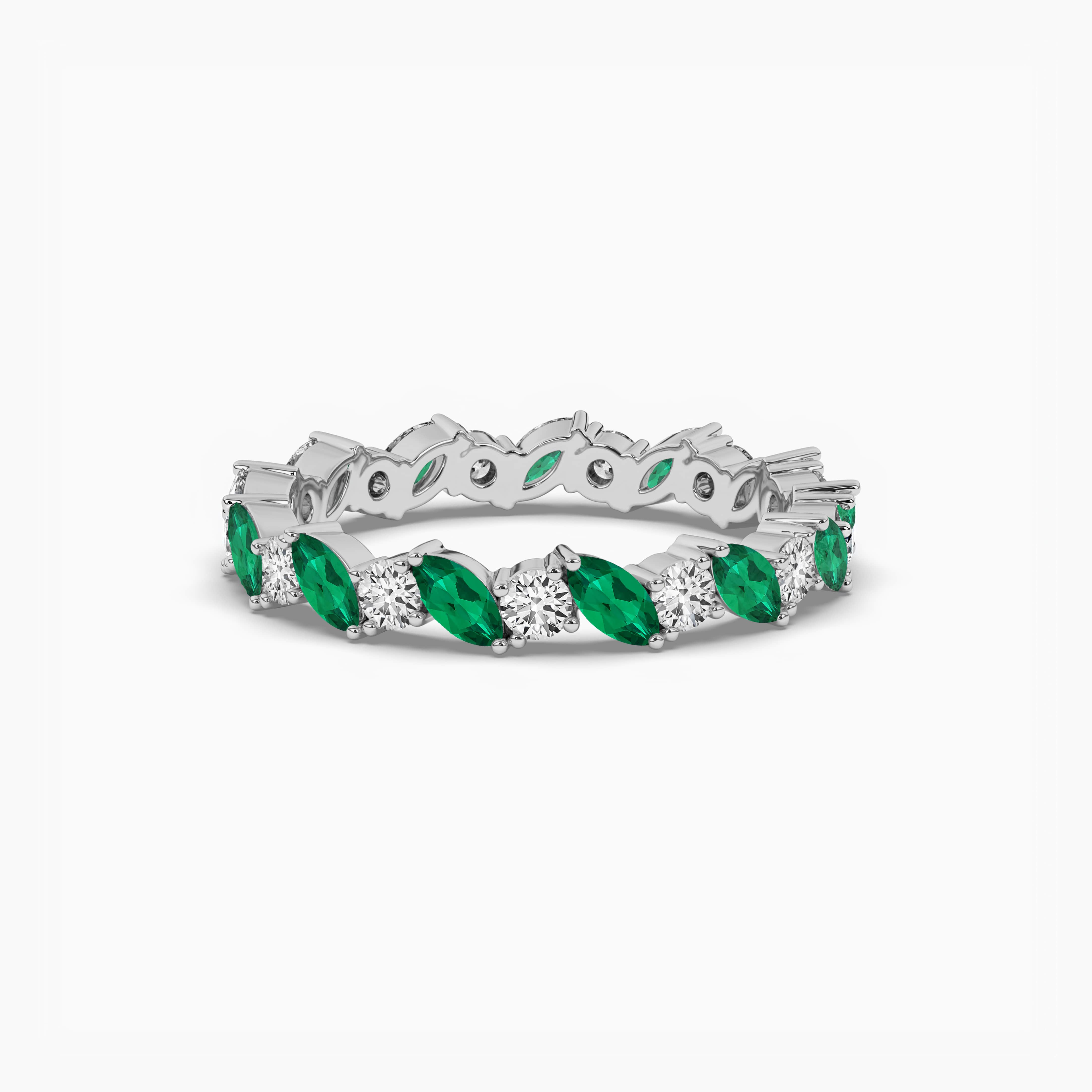 blue sapphire eternity band