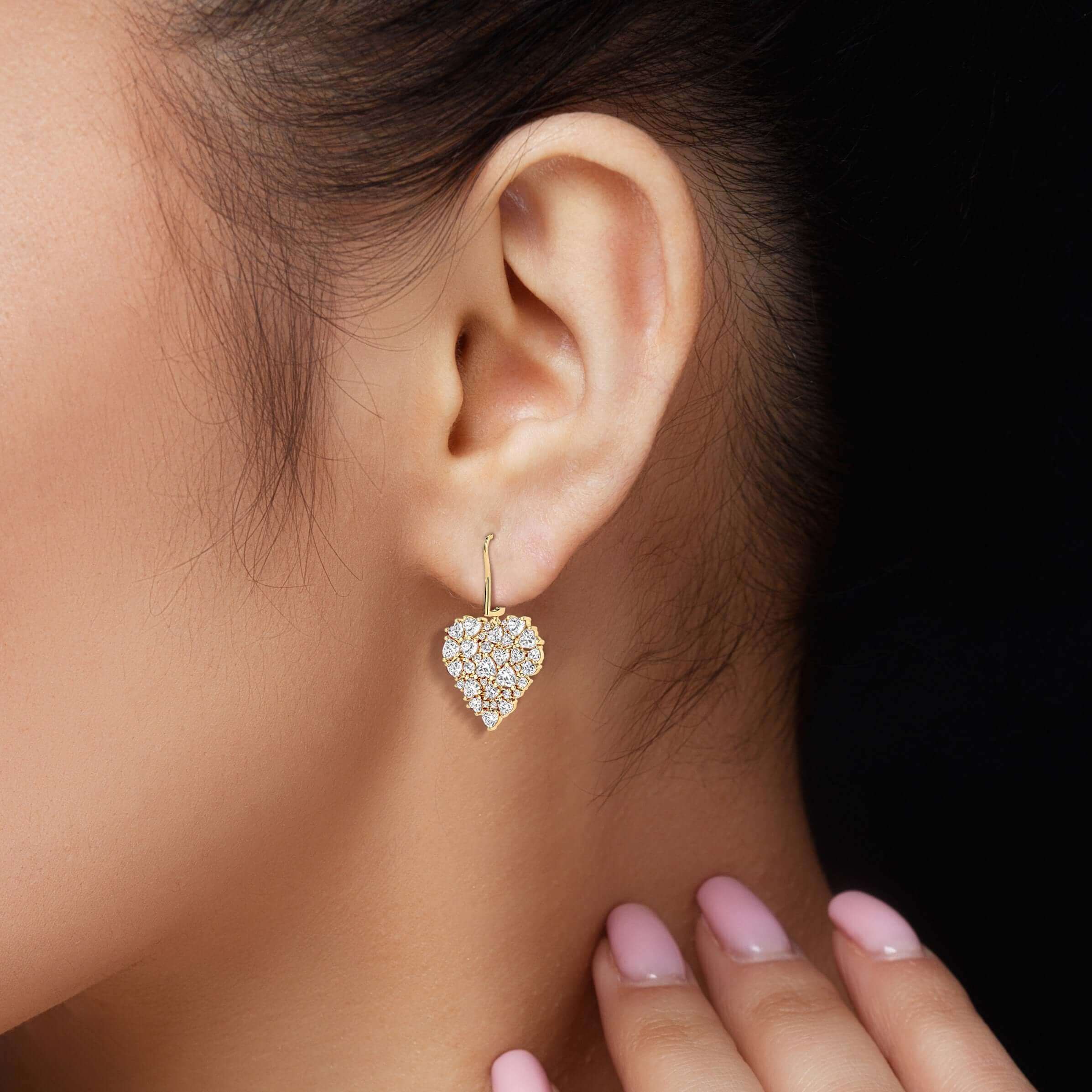 diamond drop earrings for women