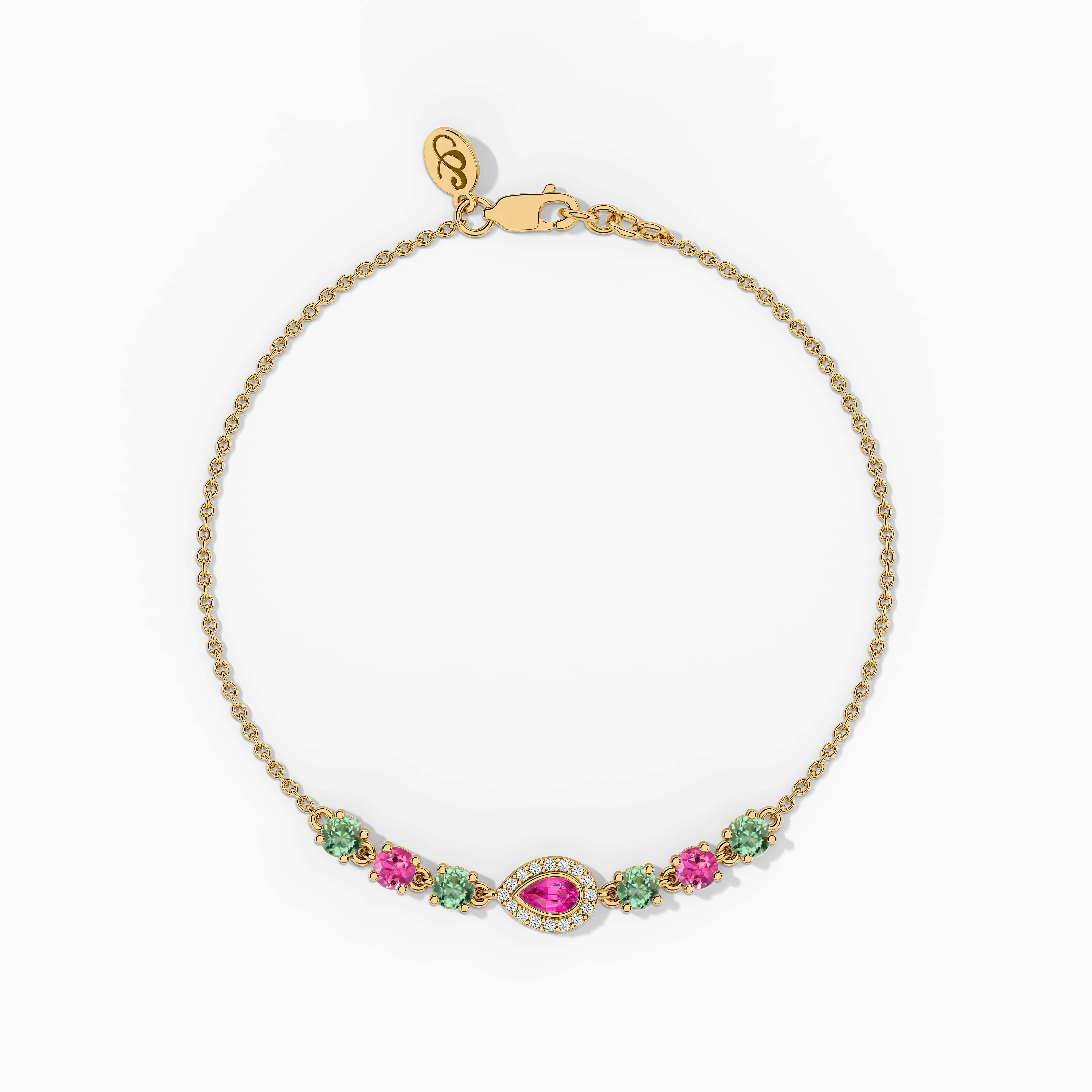ladies sapphire bracelet