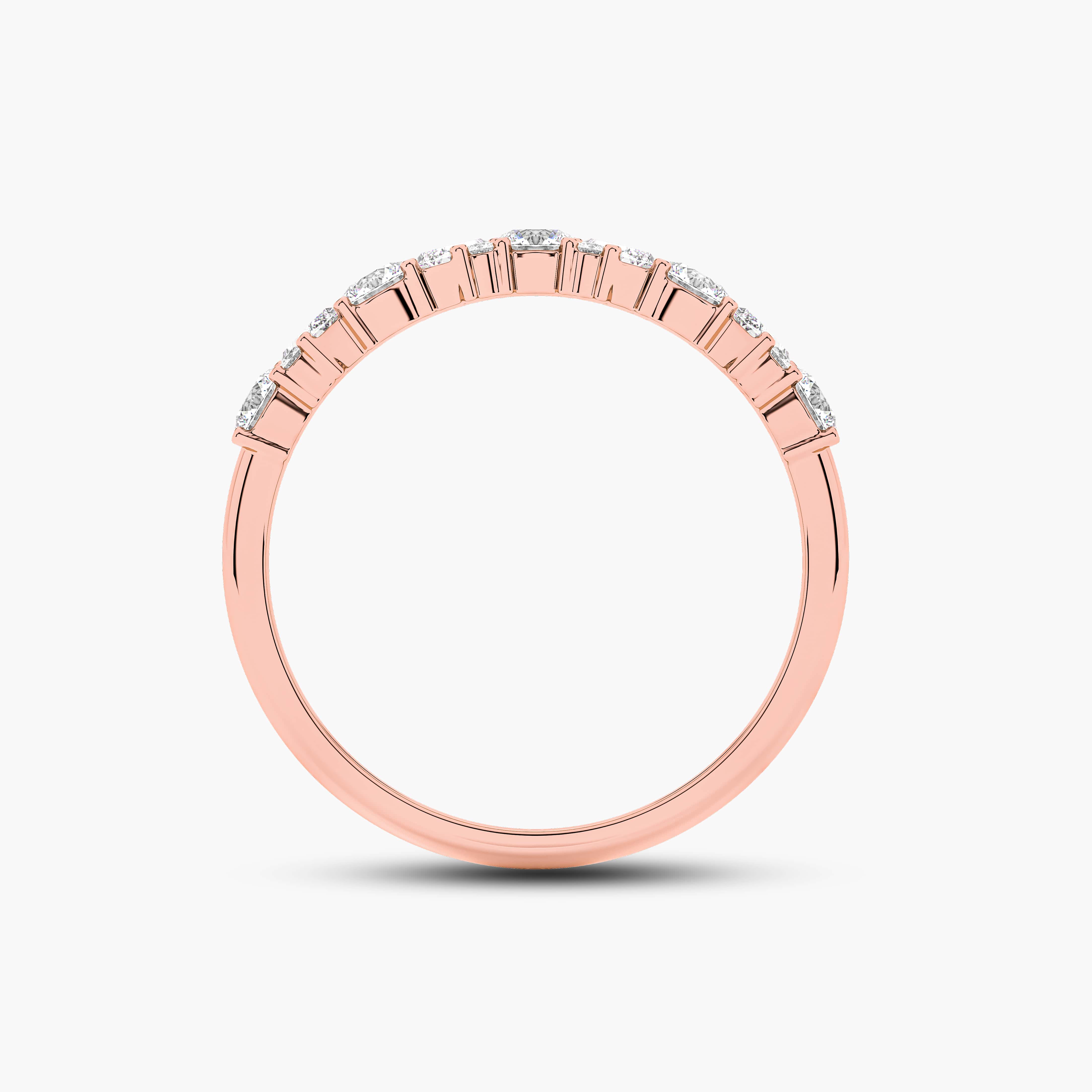 baguette diamond wedding band