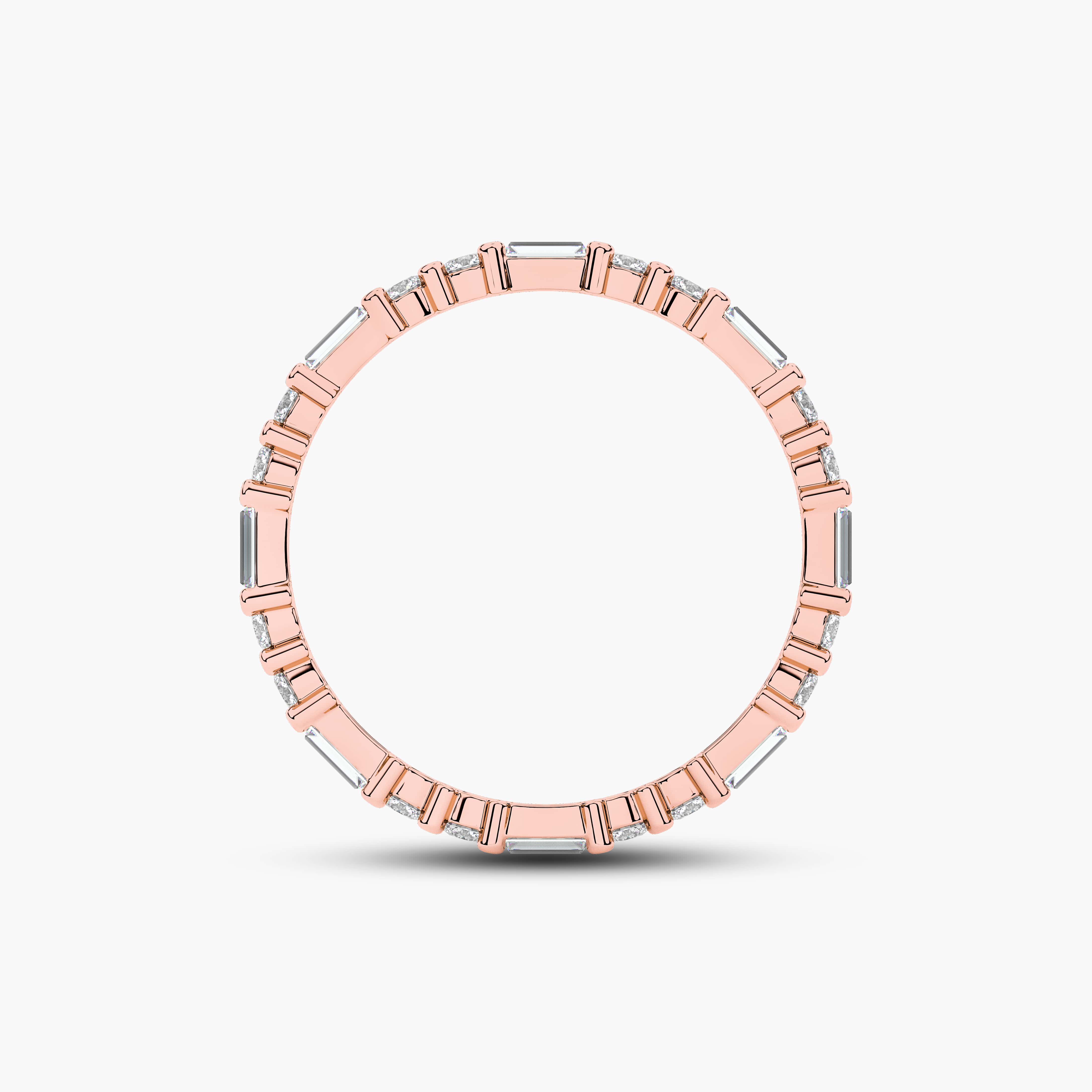 baguette band ring