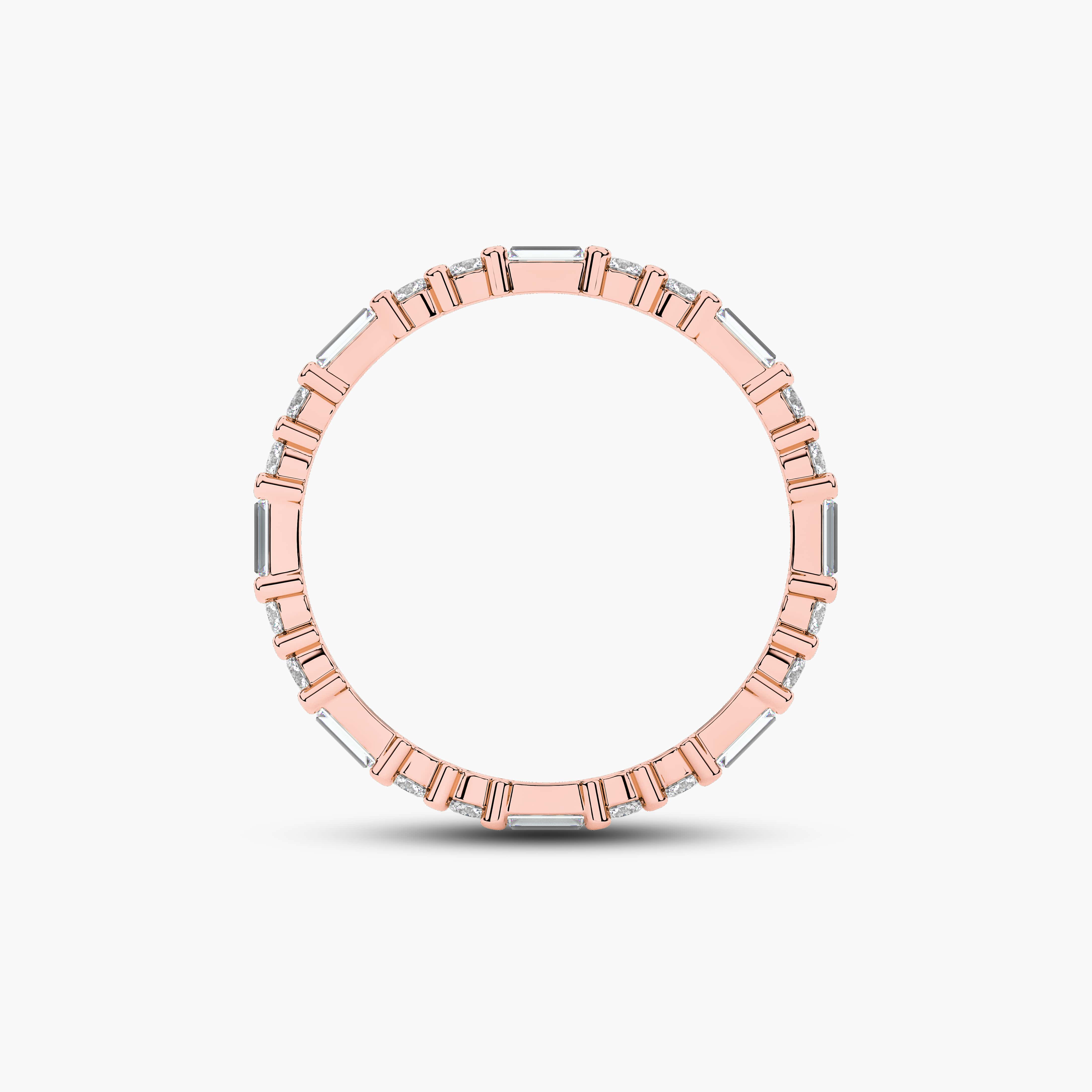baguette band ring