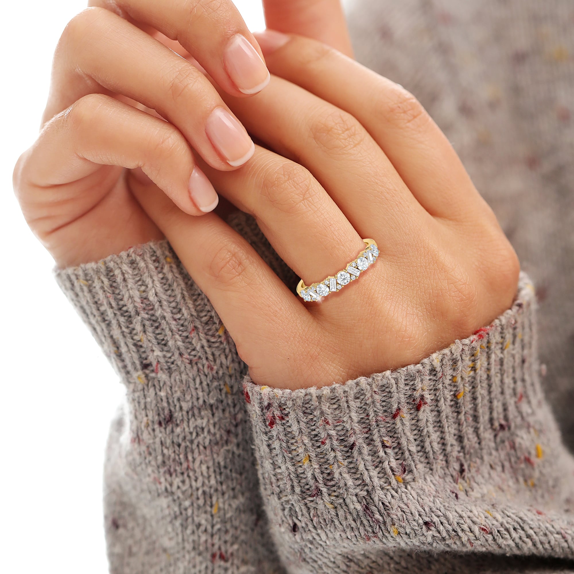 lab grown eternity band
