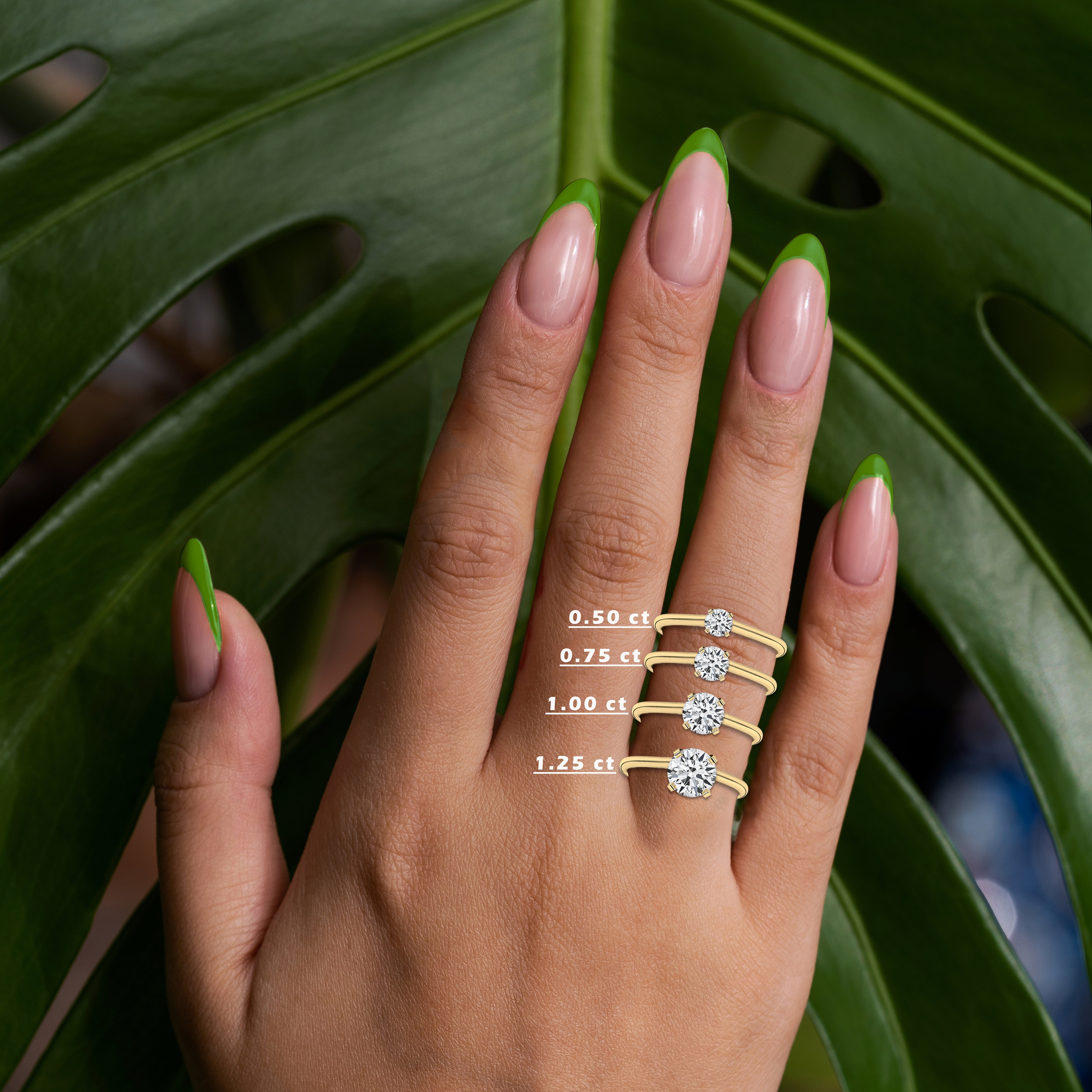 women's diamond solitaire ring