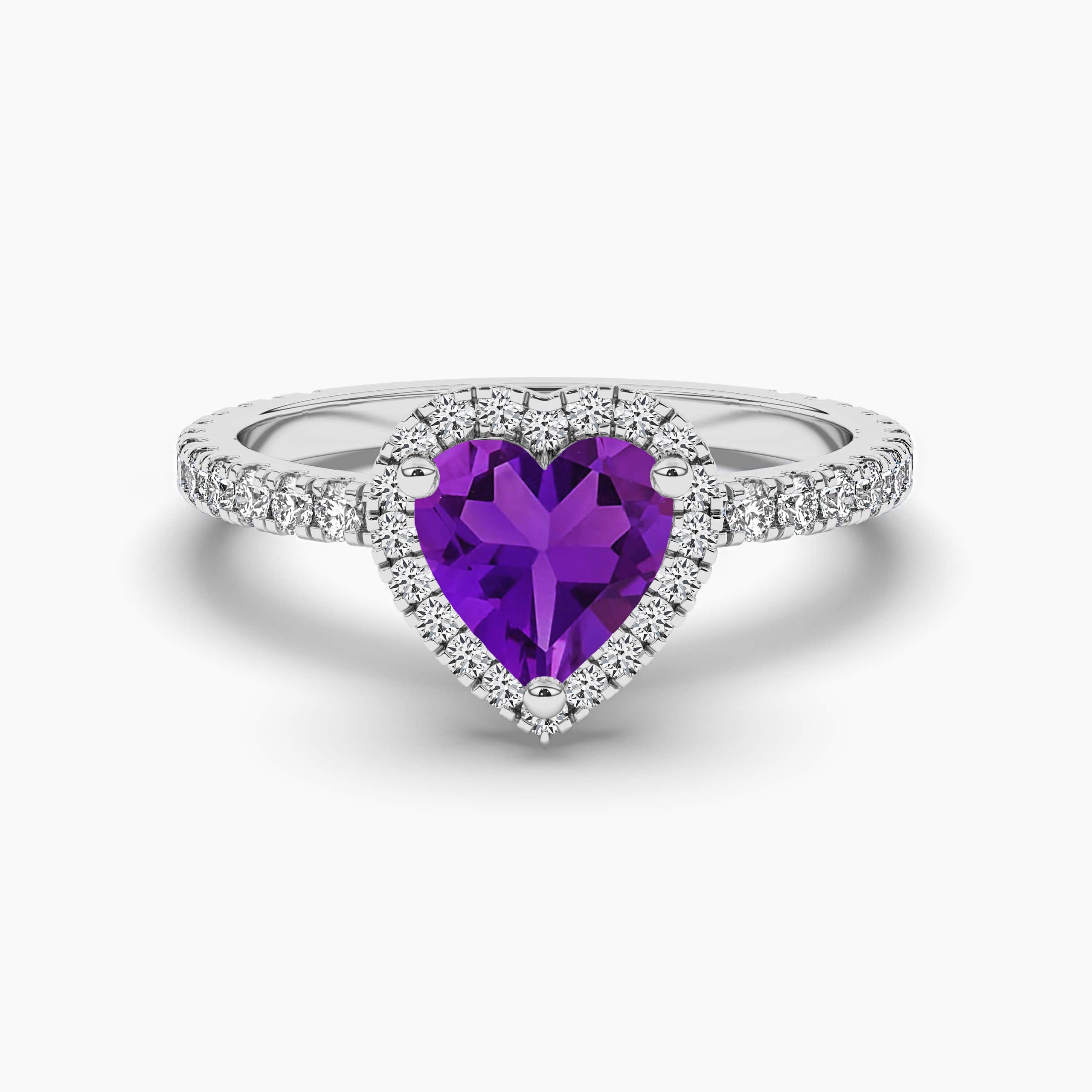 purple engagement rings