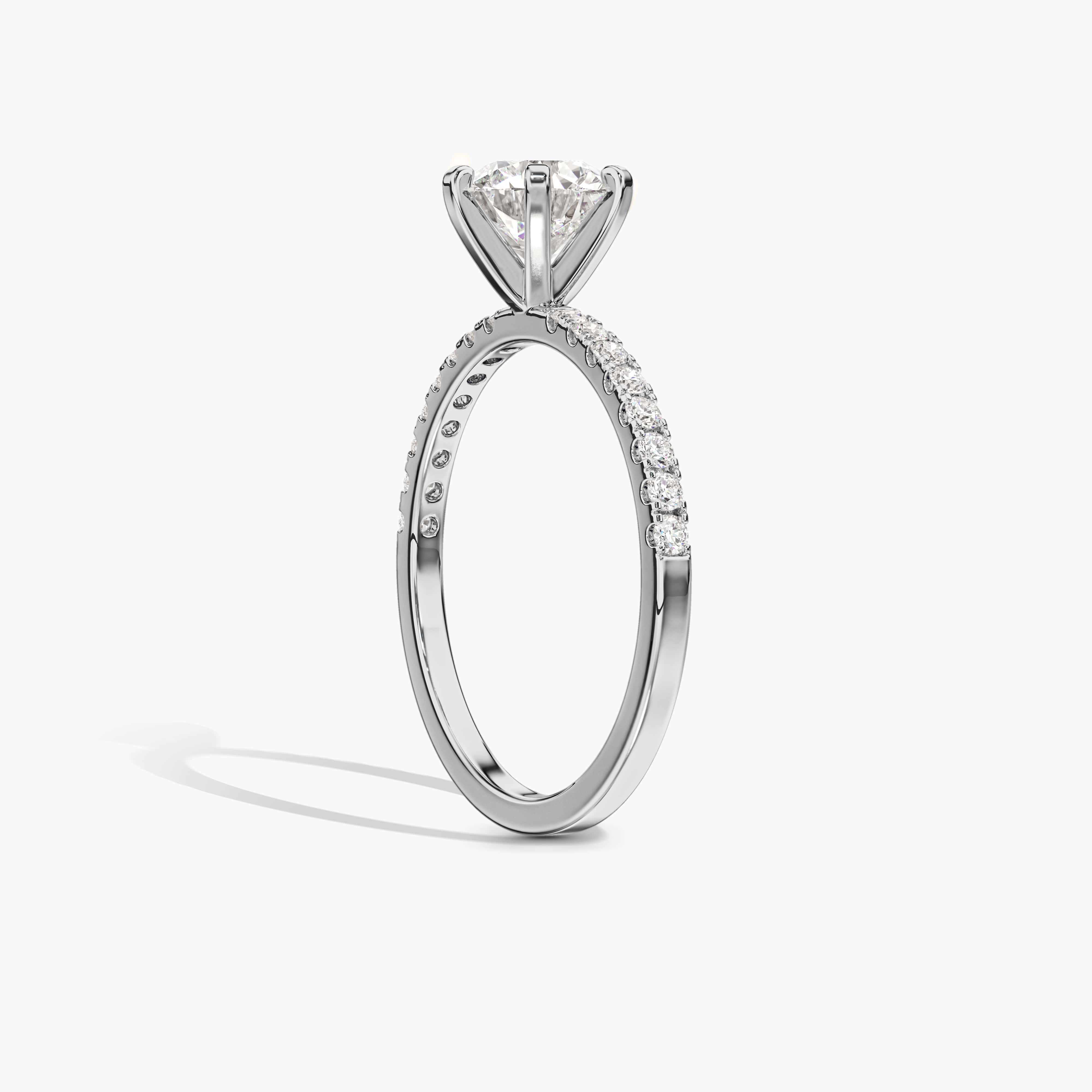 round diamond engagement rings