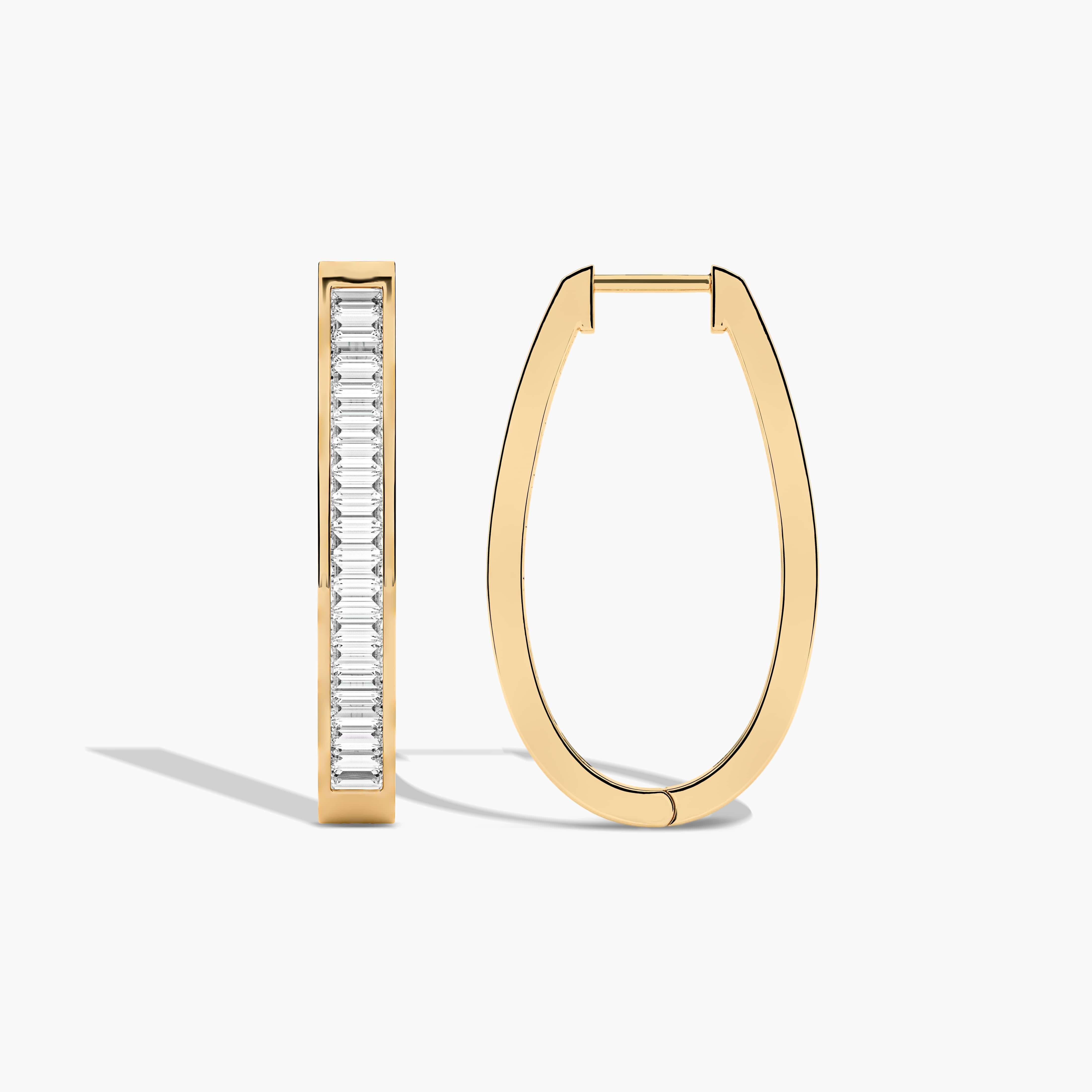 women's hoop earrings gold