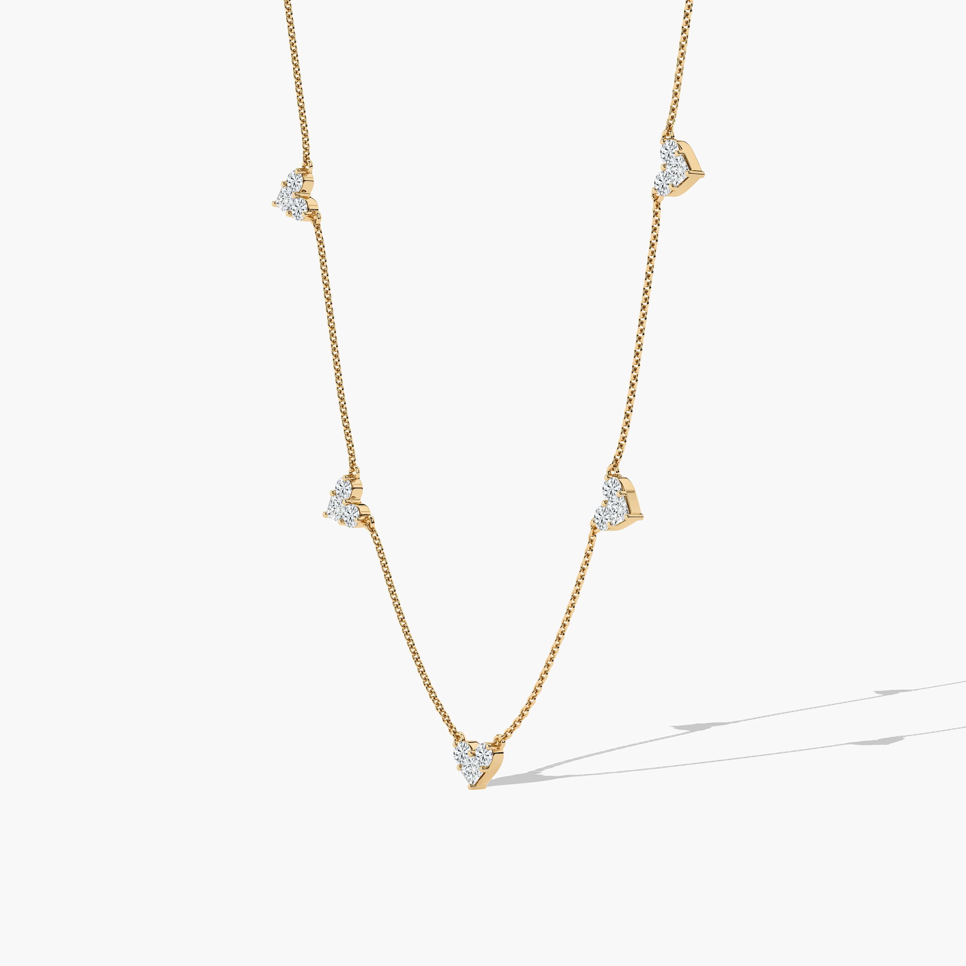 lab grown diamond necklace