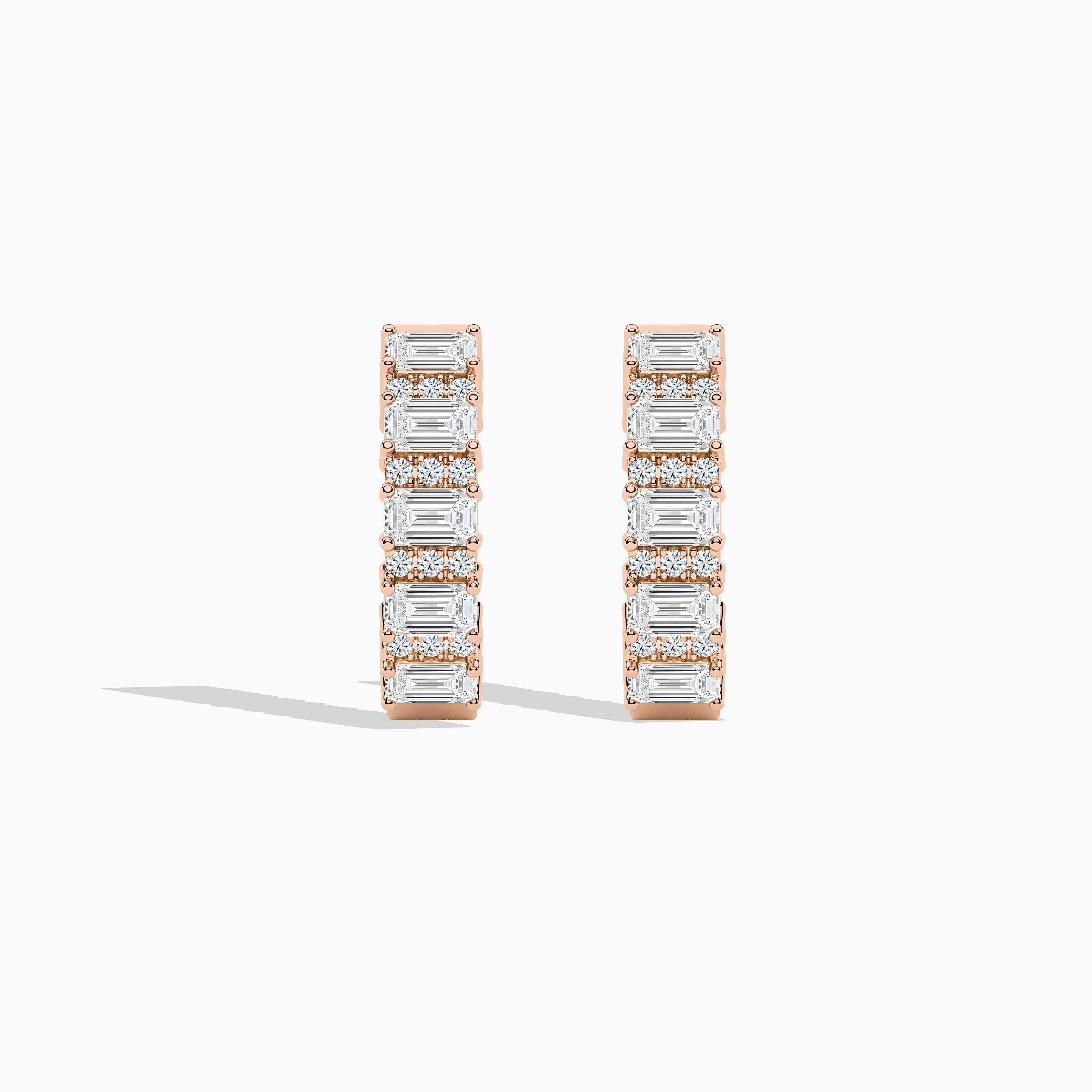 diamond earrings emerald