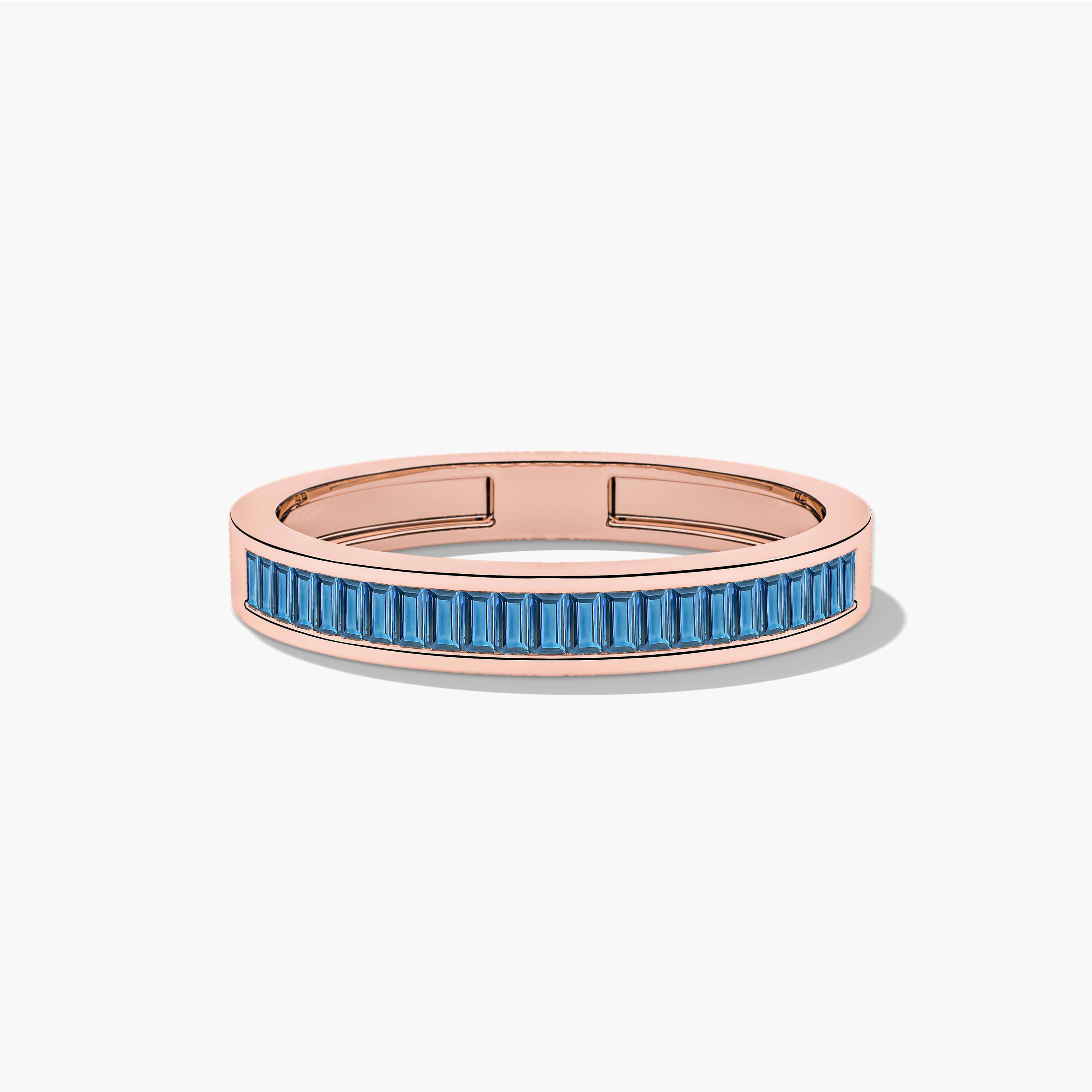 diamond and baguette wedding band