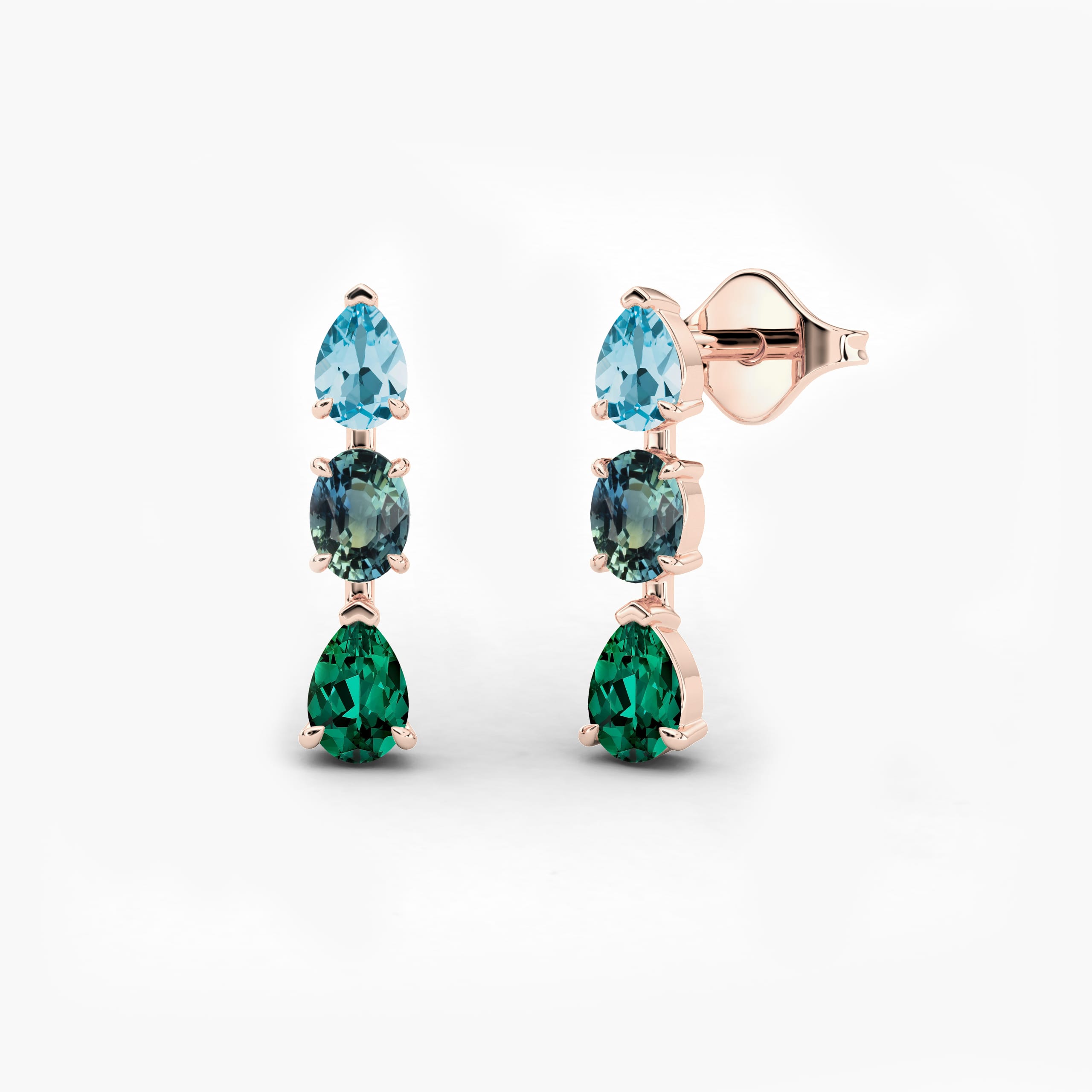 gemstone earrings