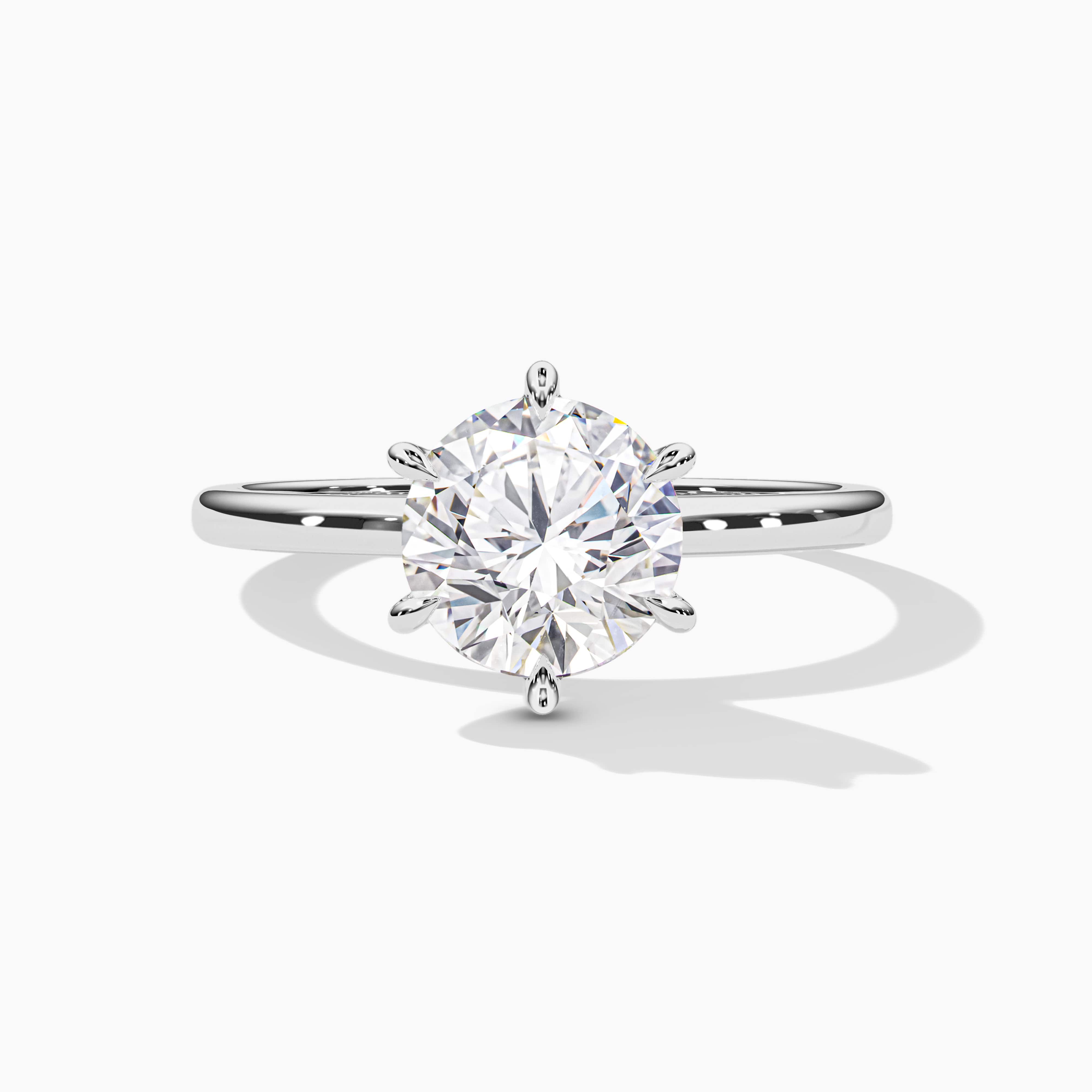 white gold engagement ring