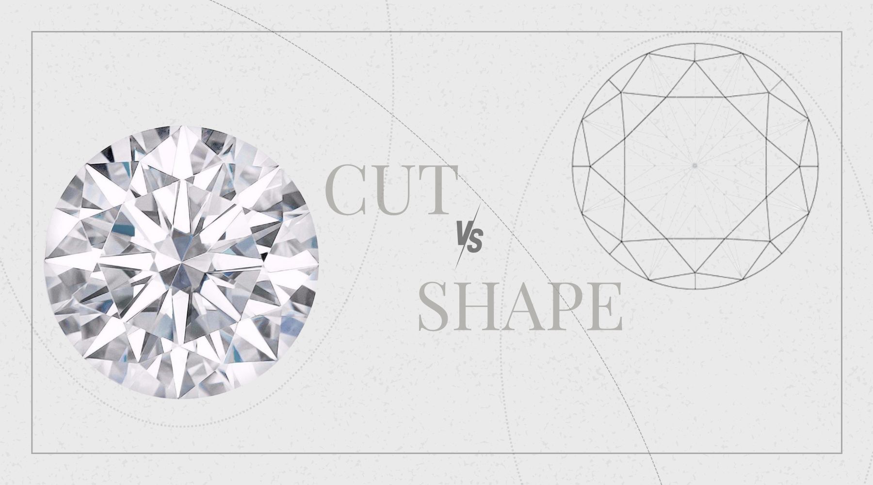 What is the difference between the cut and shape of a diamond