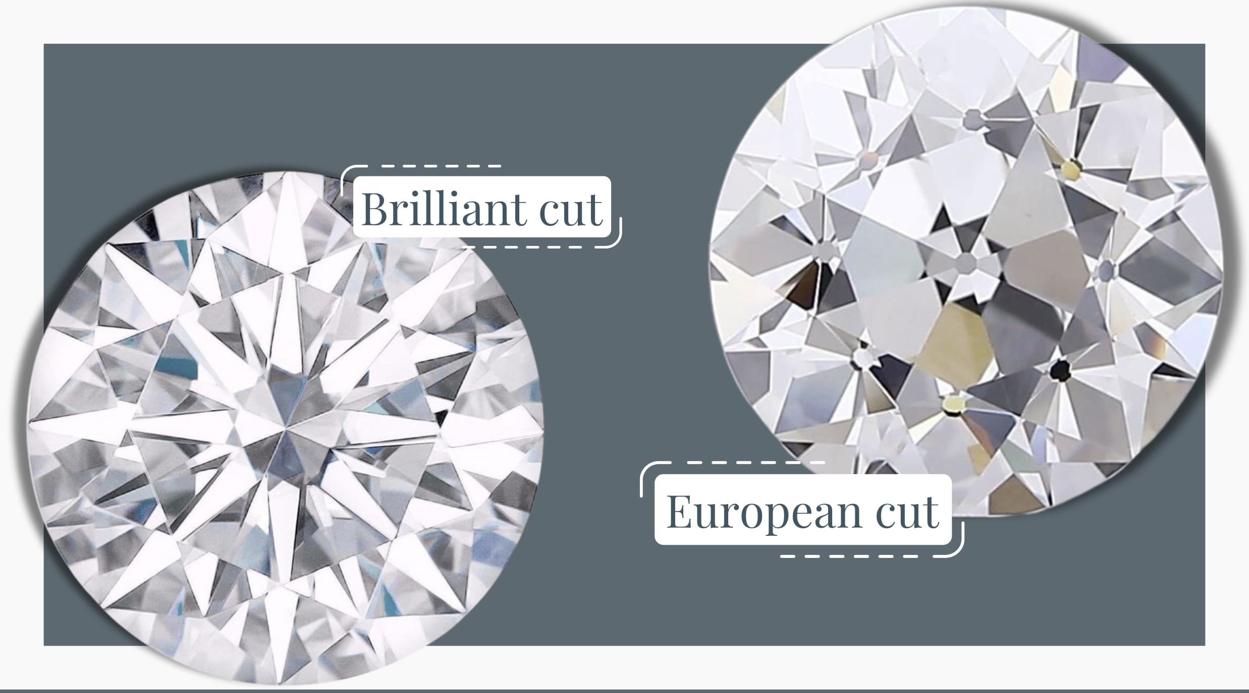 Old european cut vs Brilliant Cut Diamond