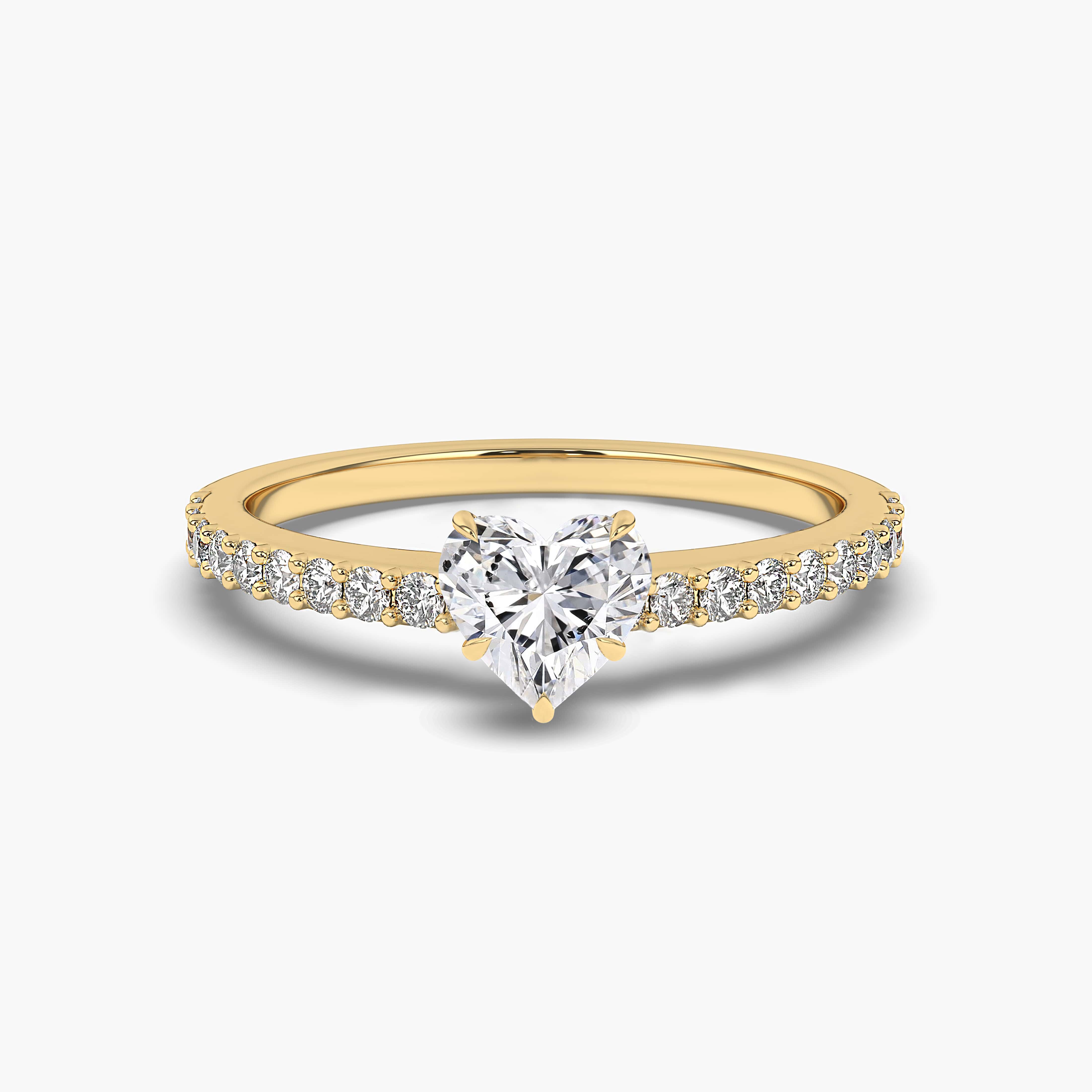 0.50carat emerald cut ring with wedding band