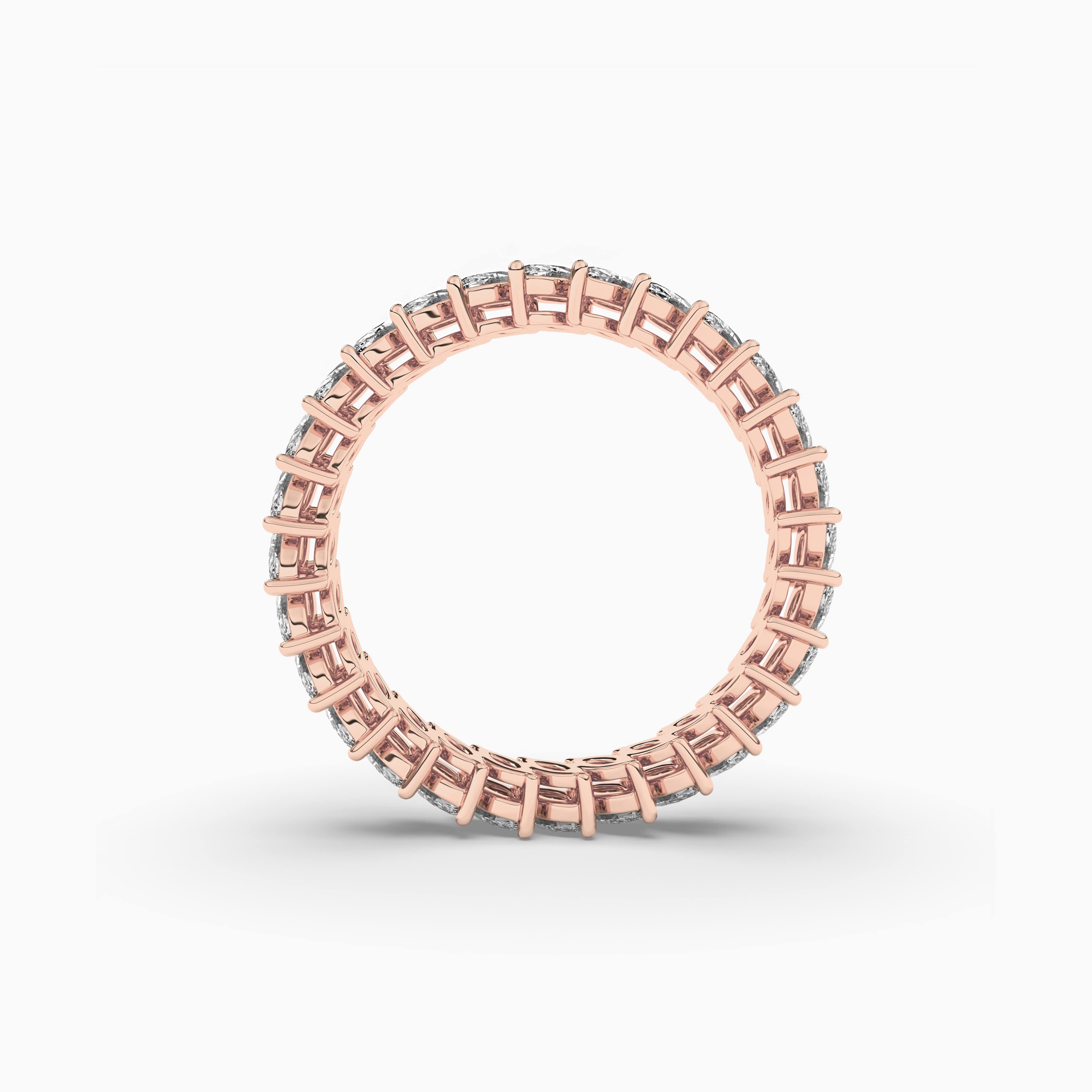 Rose Gold Marquise Cut Diamond For Woman