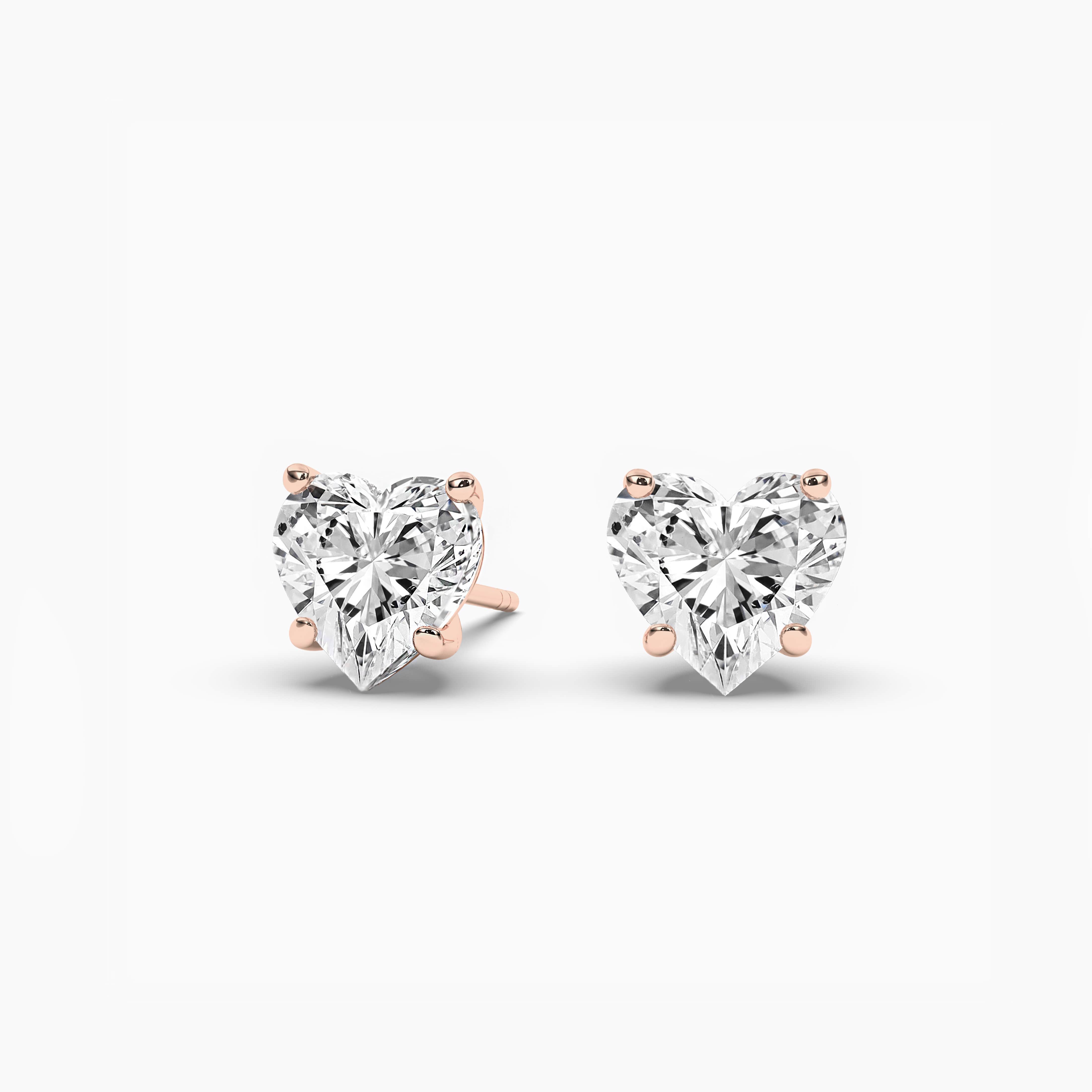 Buy PS CREATION Solitaire Single Stone Diamond Silver Gold Stud Earrings  Combo Pack Set at Amazon.in
