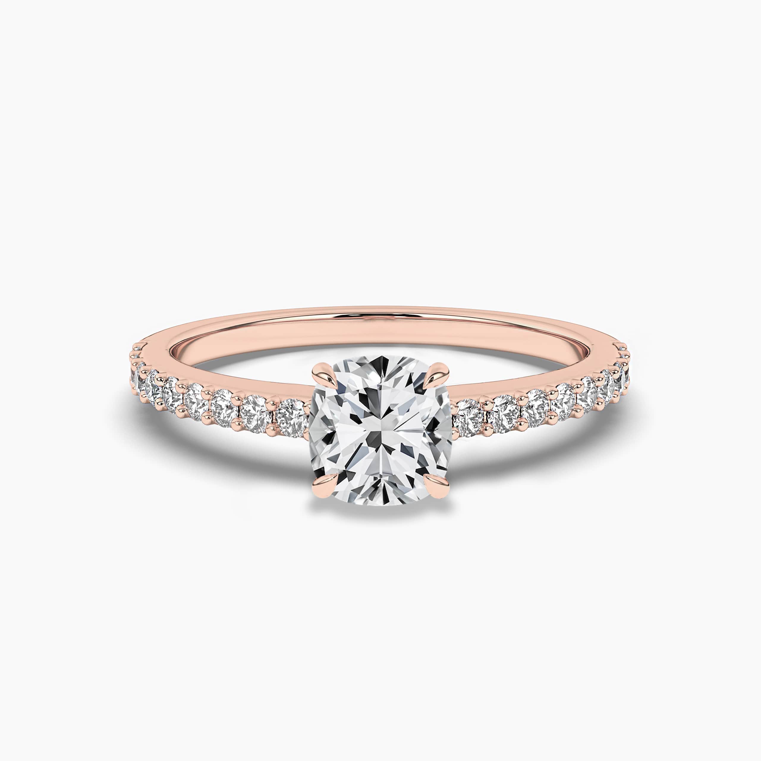 1.00ct pillow cut diamond engagement ring]