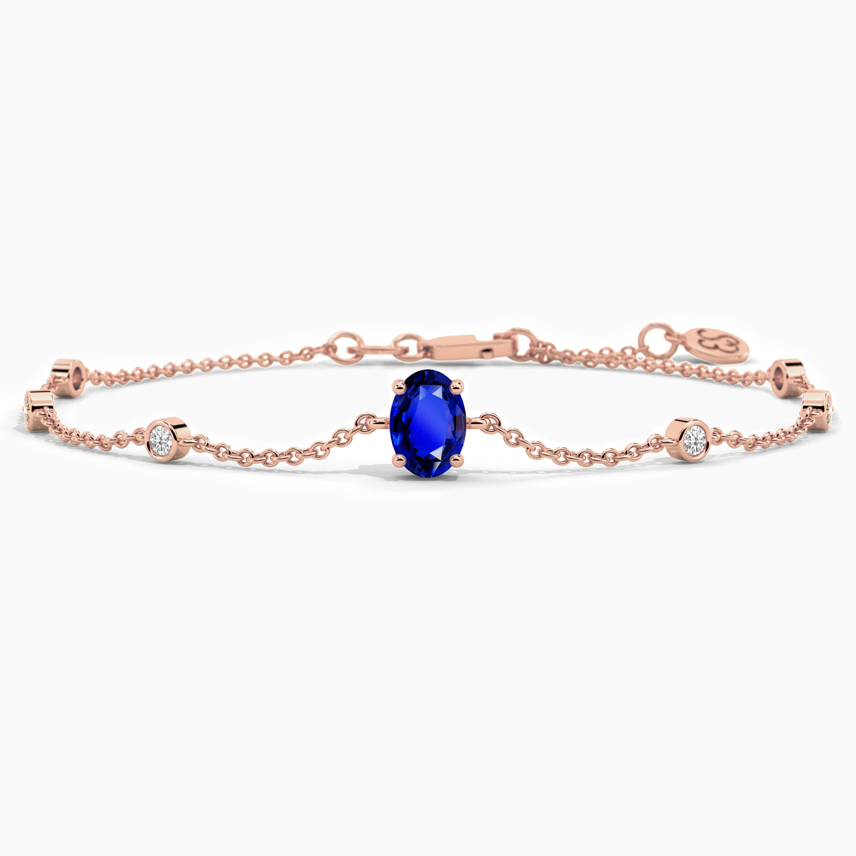 diamond and sapphire bracelet