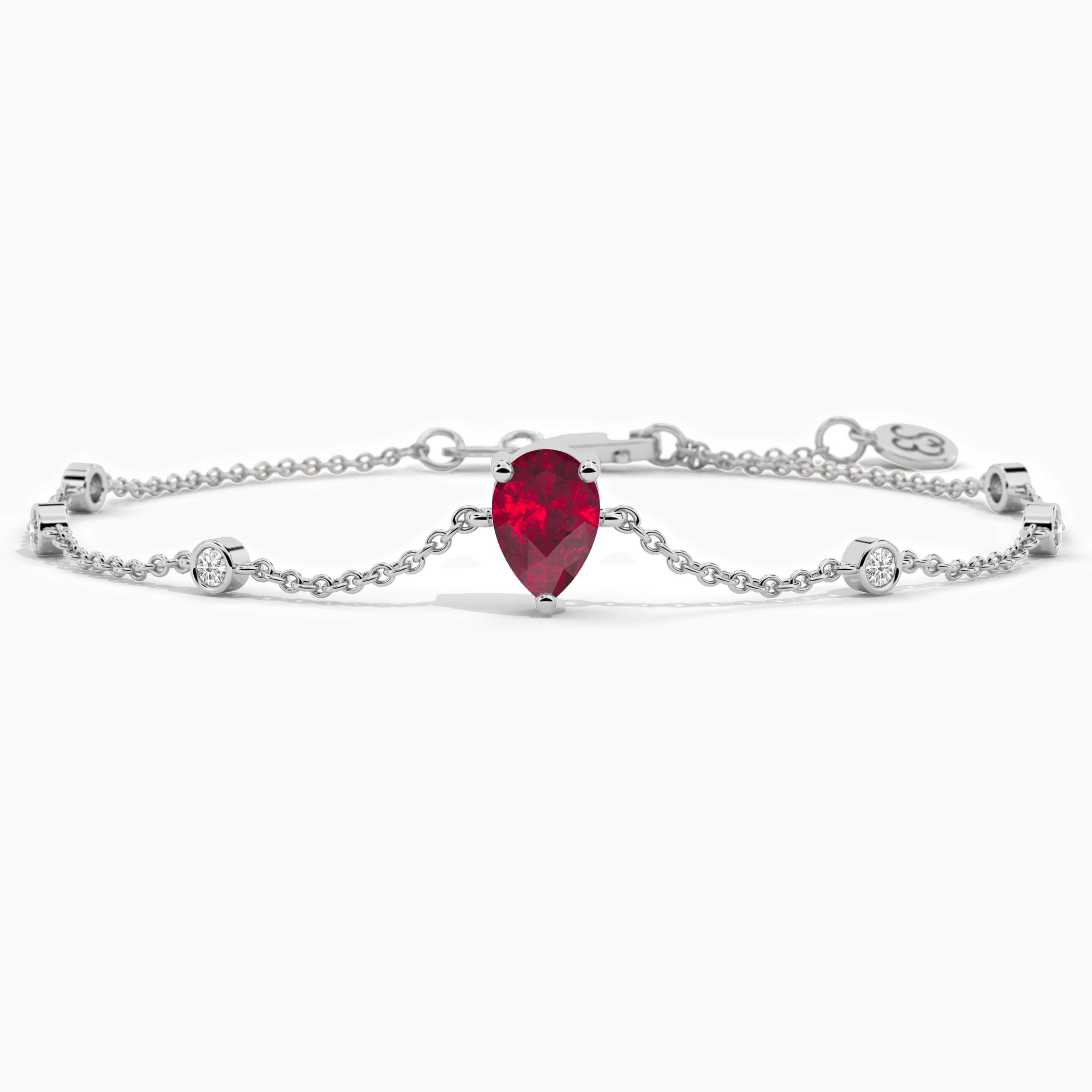 ruby diamond bracelet gold