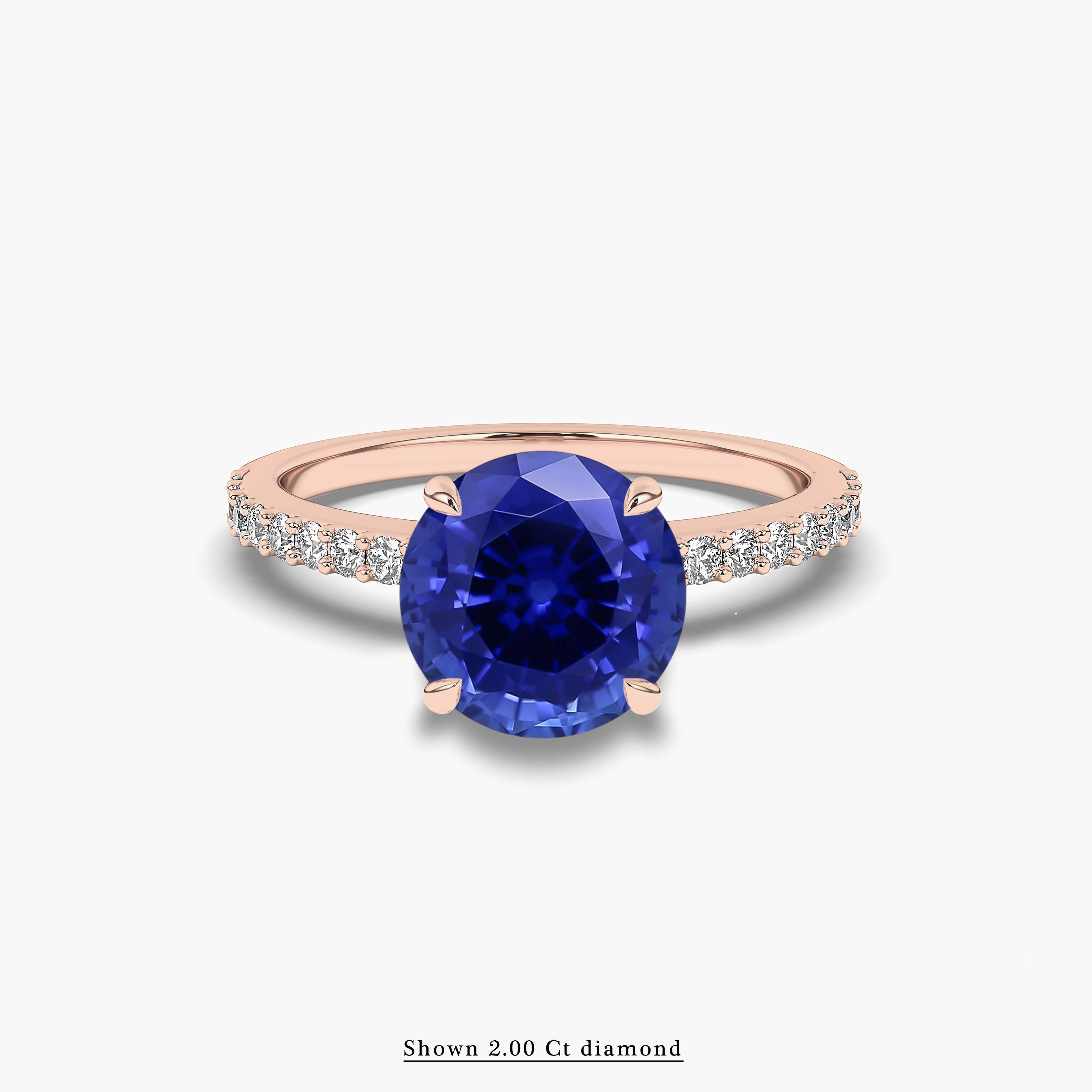 sapphire and diamond engagement ring 