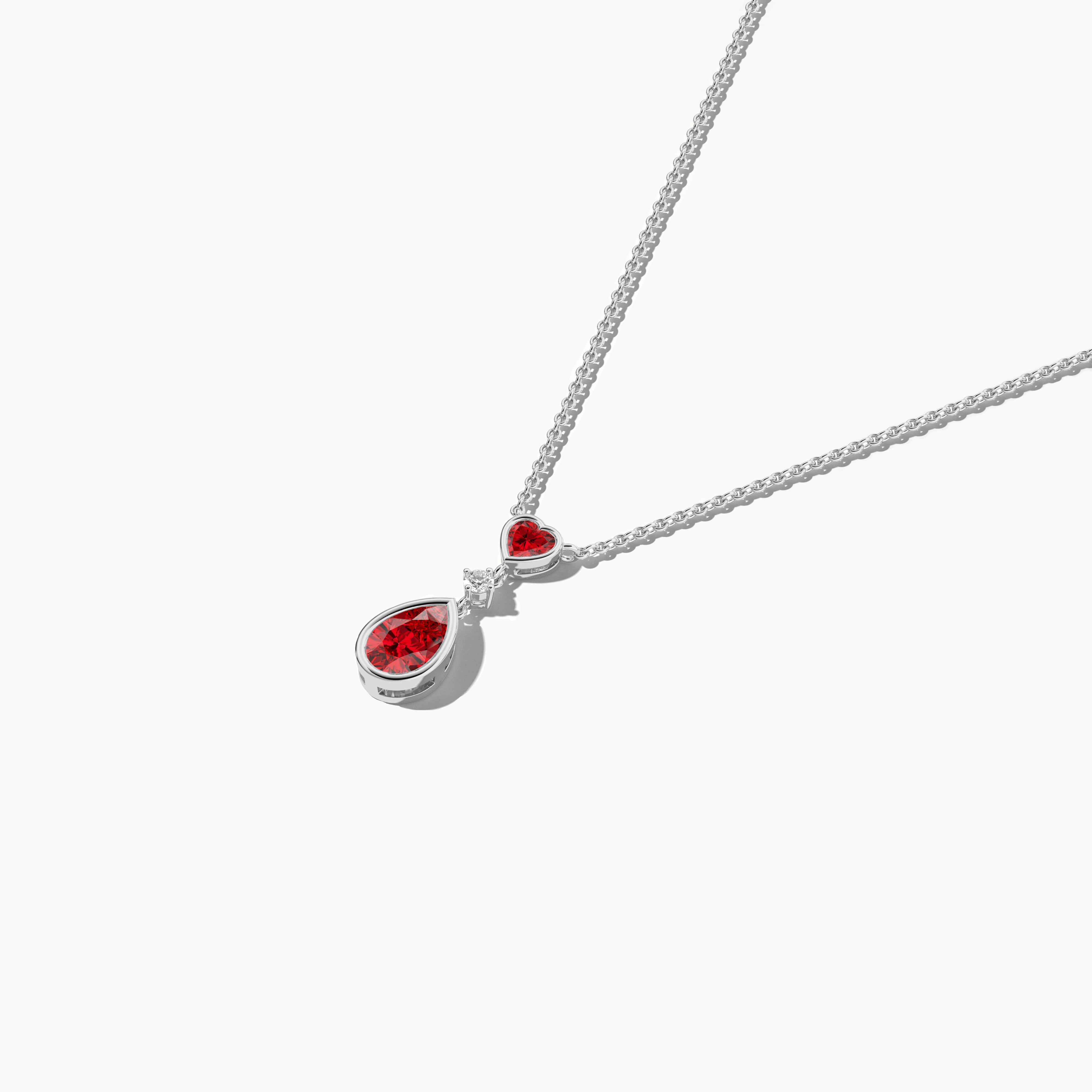 ruby gemstone necklace