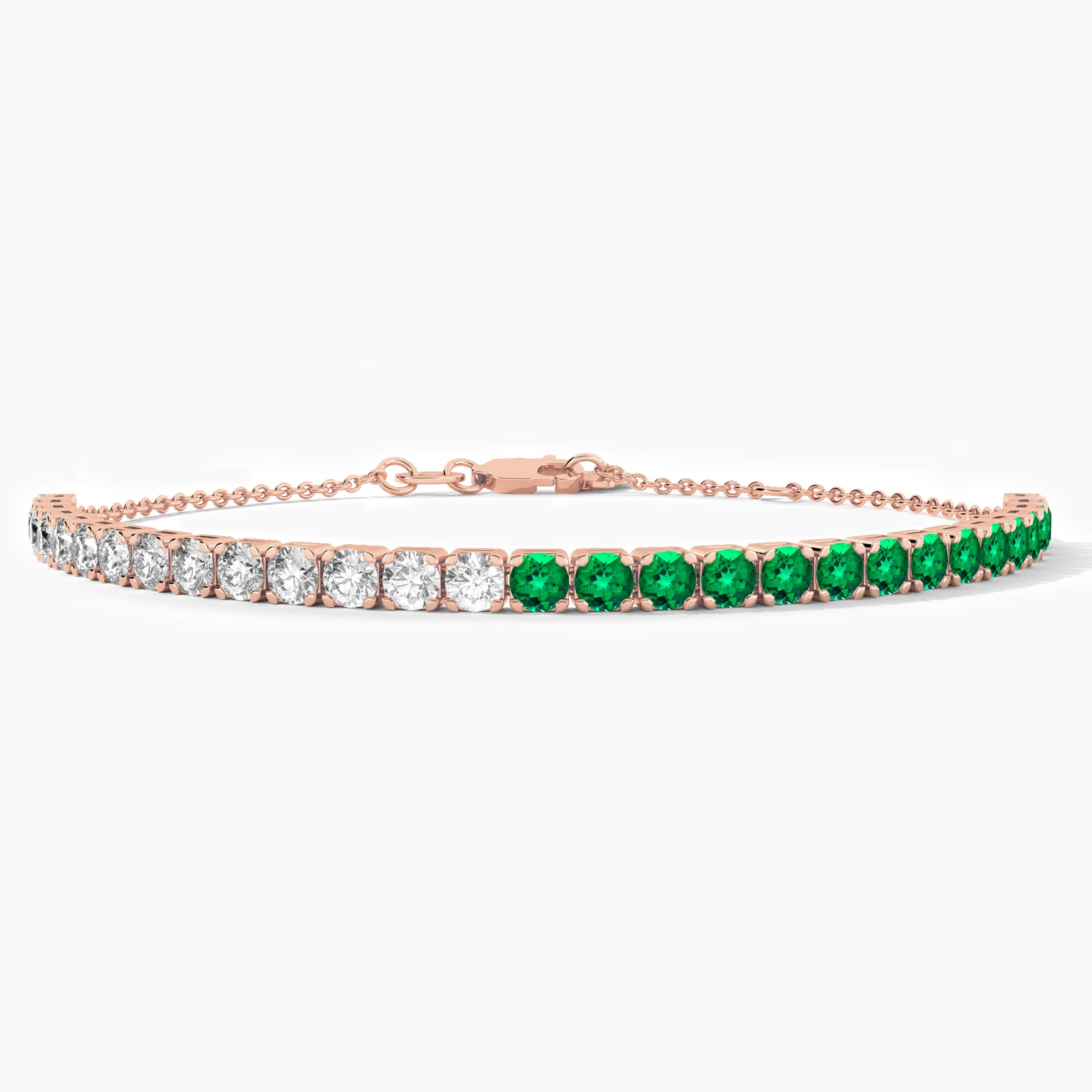 green tennis bracelet