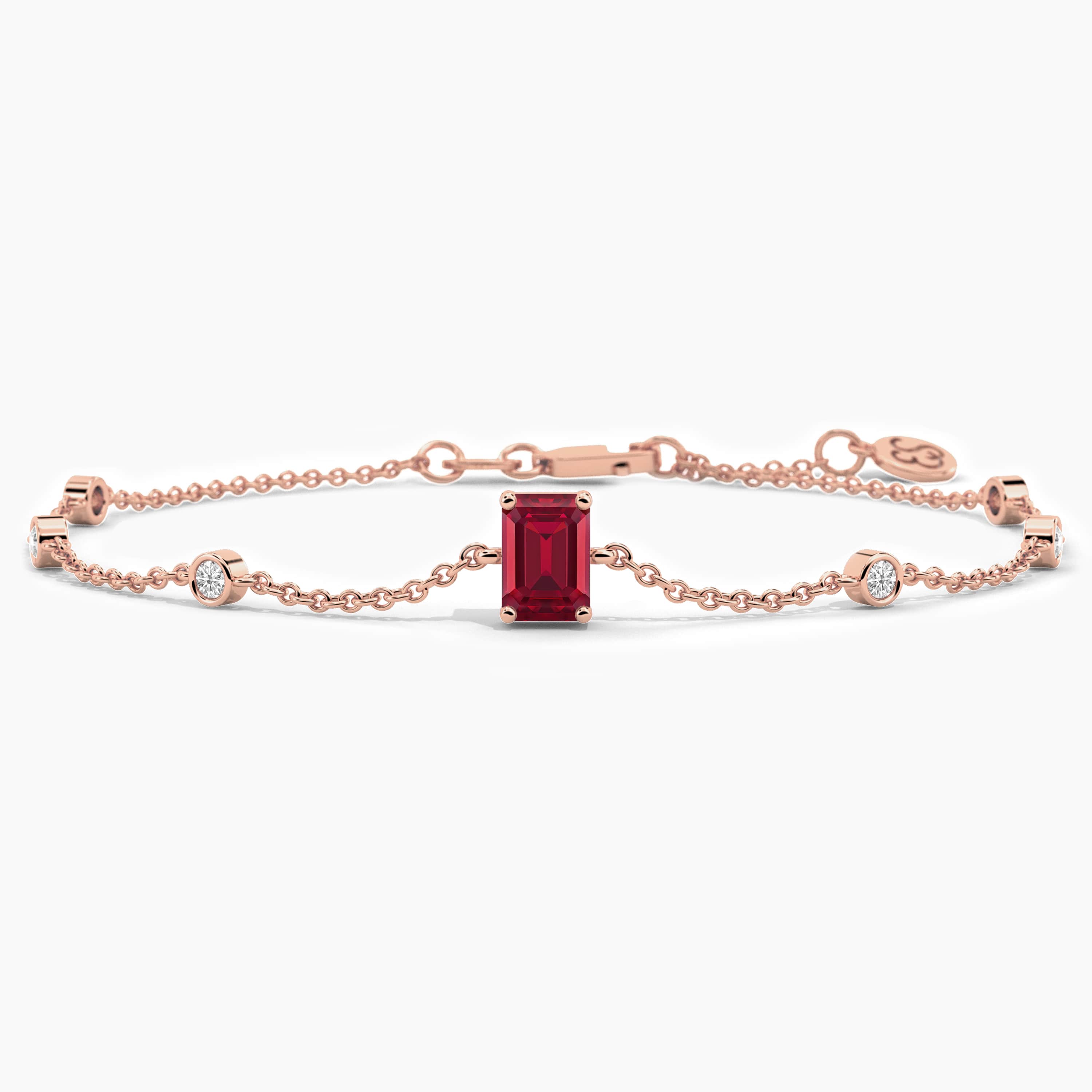 diamond and ruby bracelet​