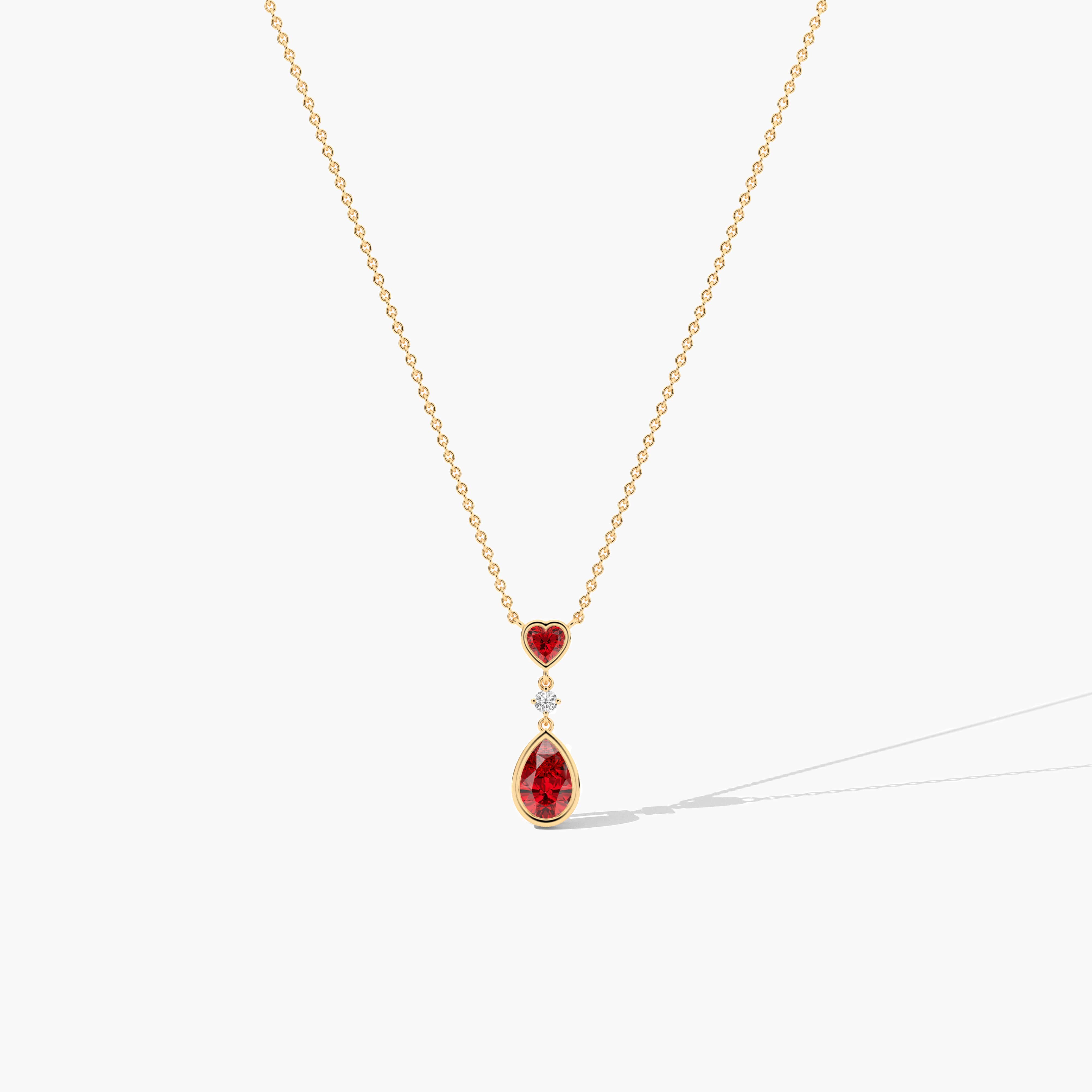 gold and ruby necklace