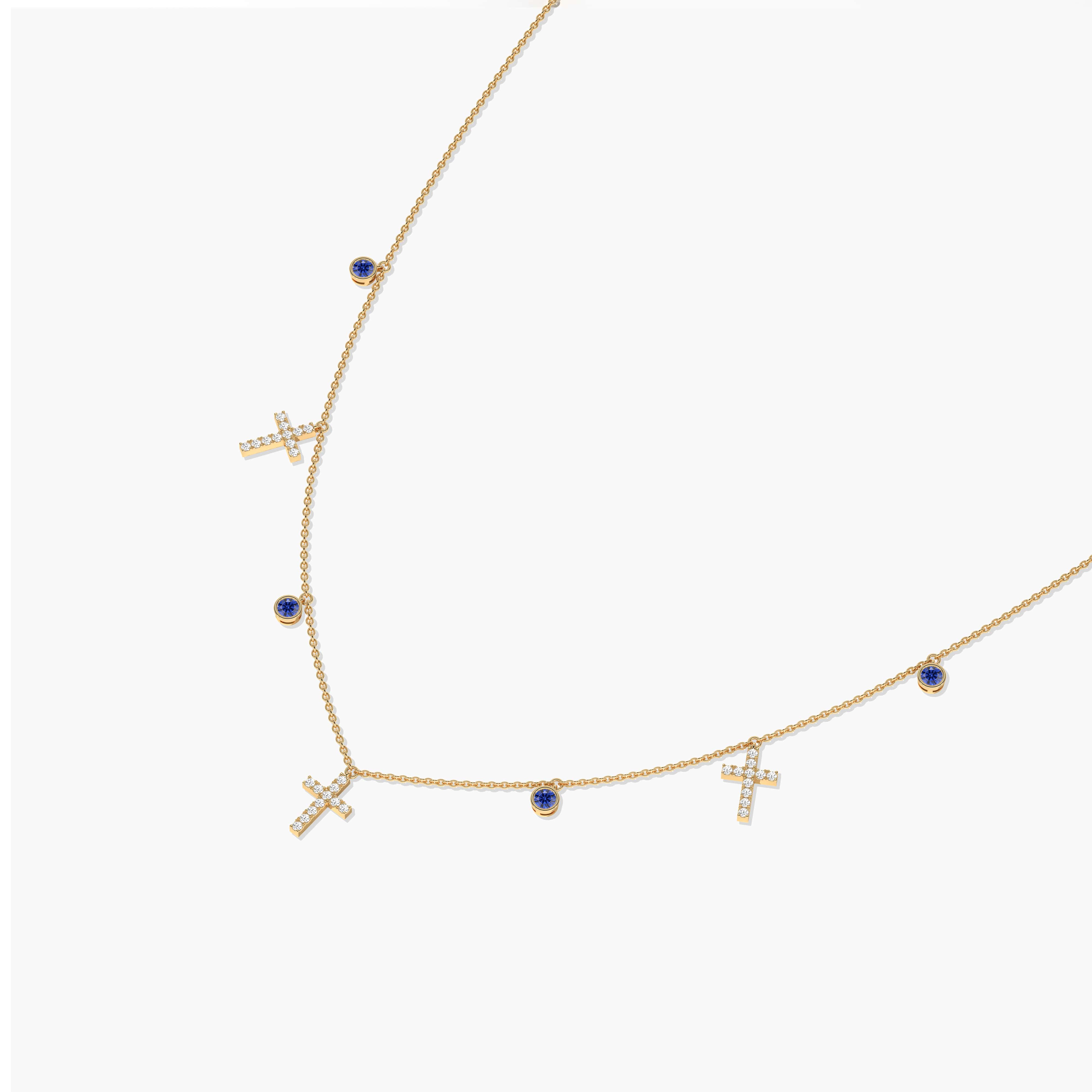 gold station necklace