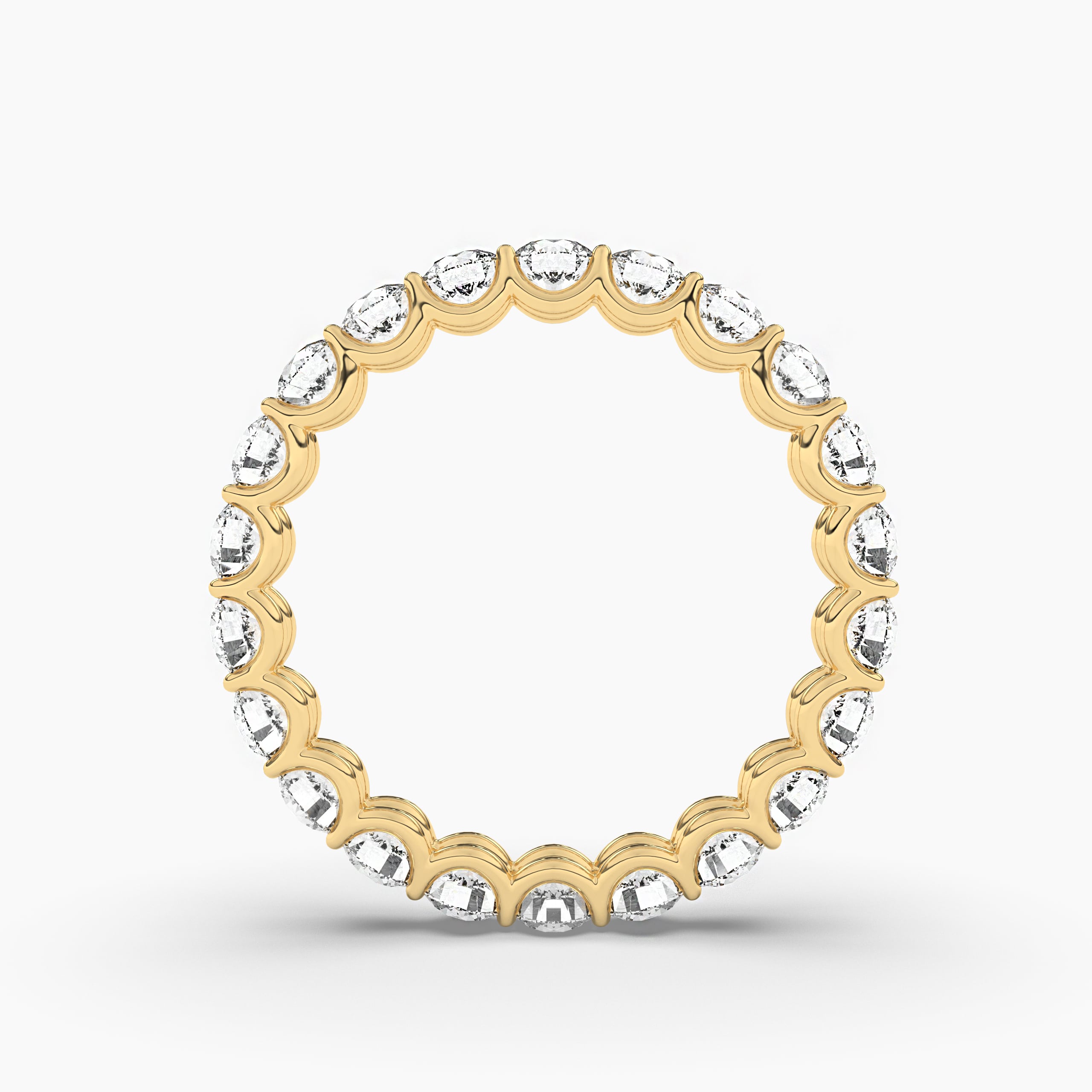 Eternity Round Diamond Stackable Band