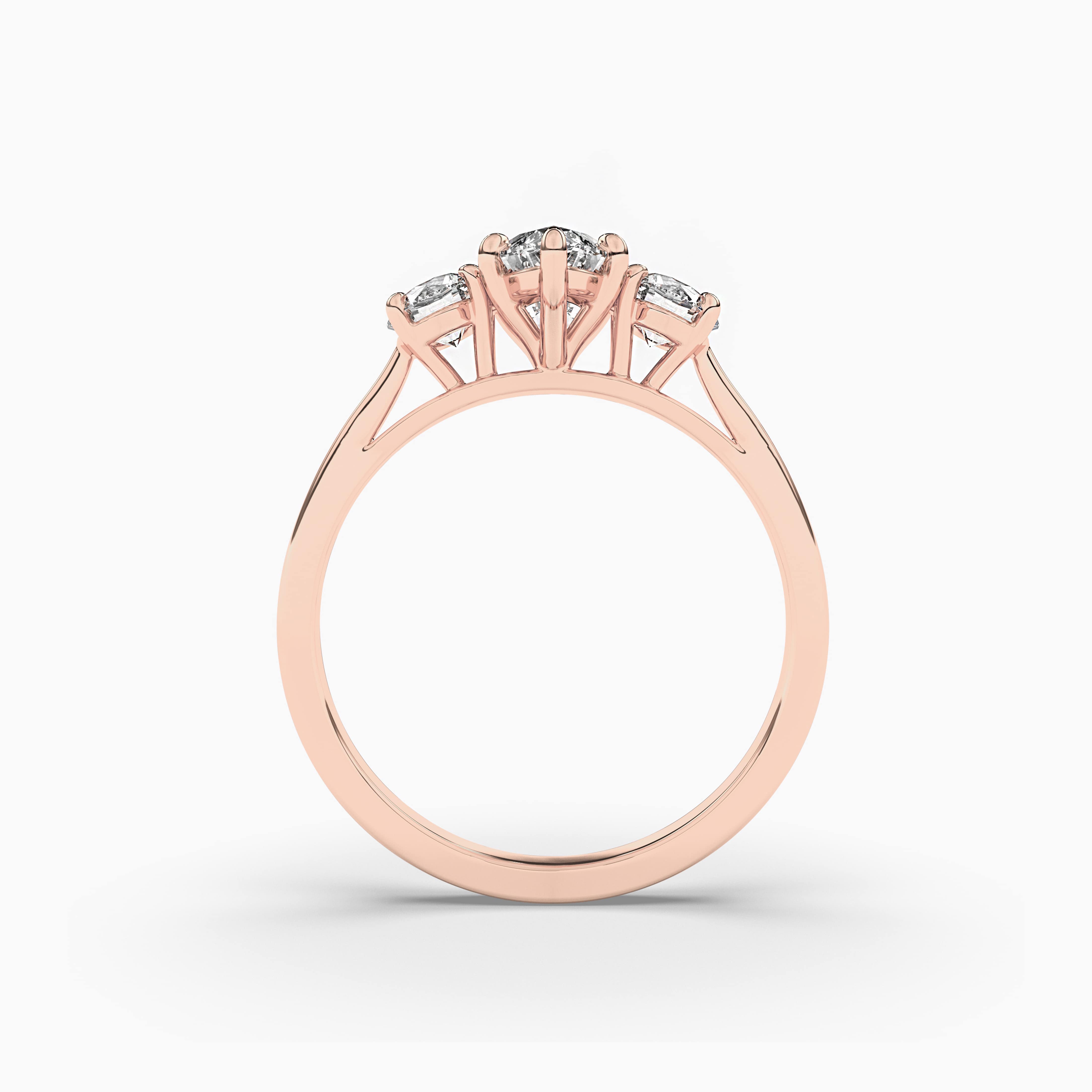 Marquise Cut Lab Diamond Ring