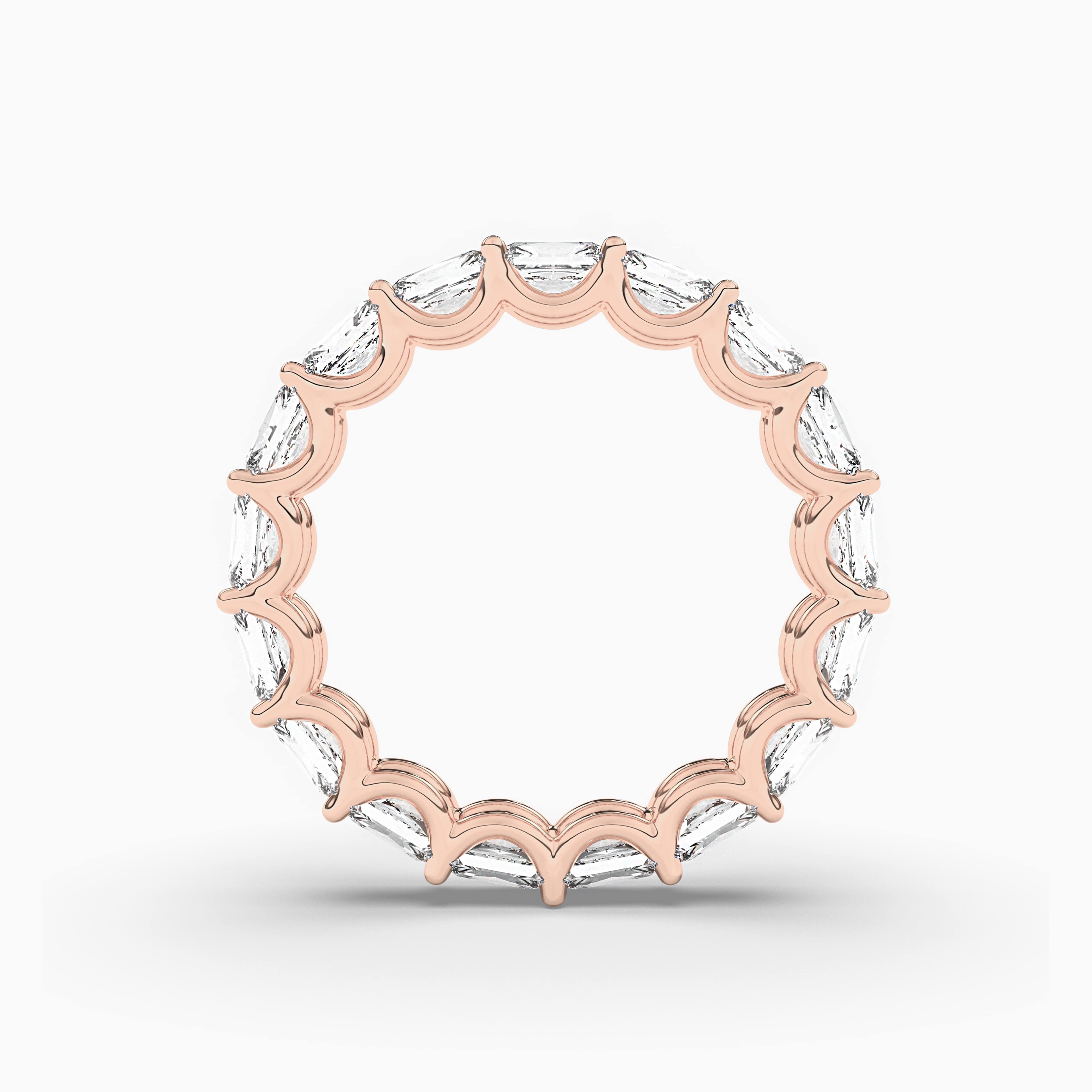 Radiant Lab Grown Eternity Wedding Ring