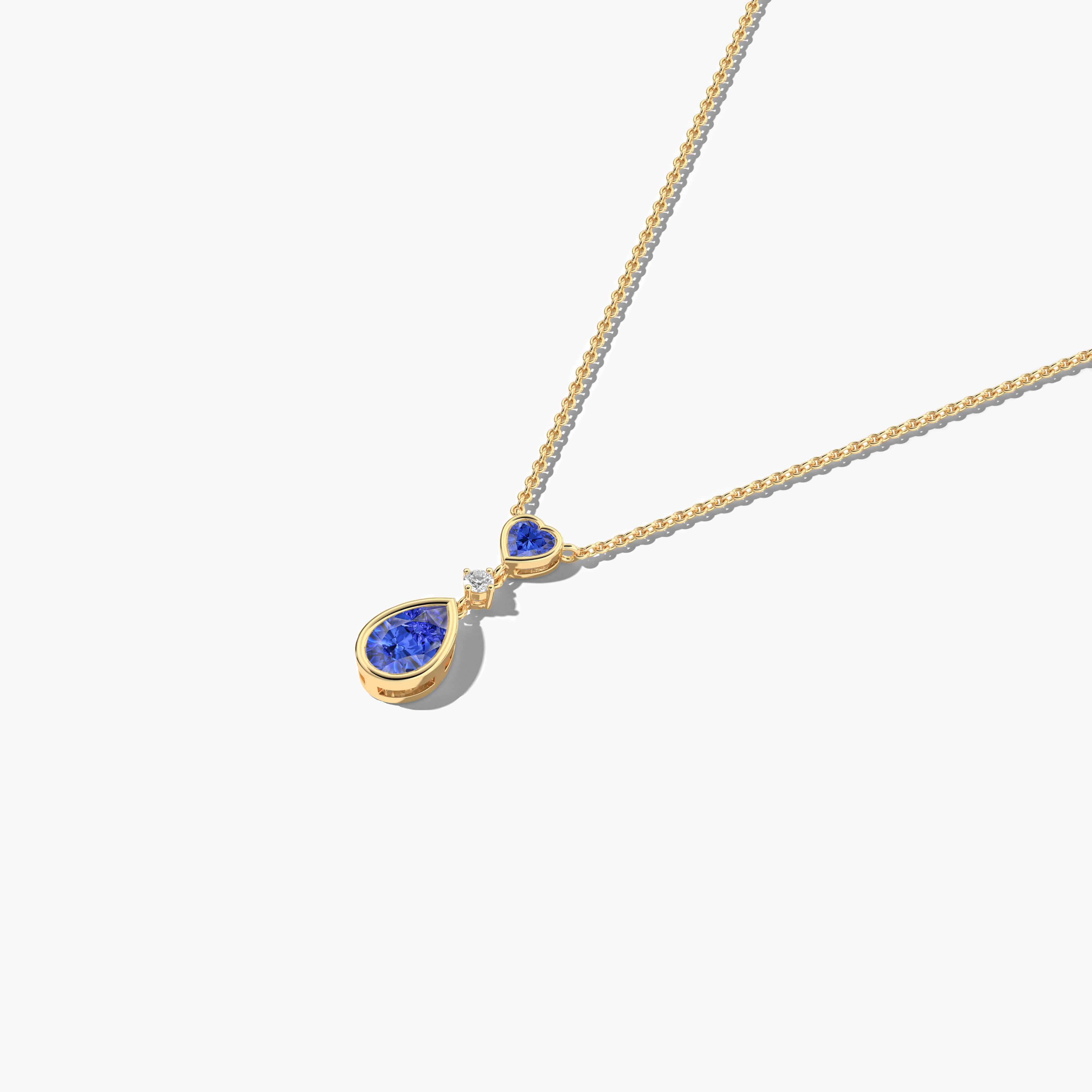 blue sapphire necklace