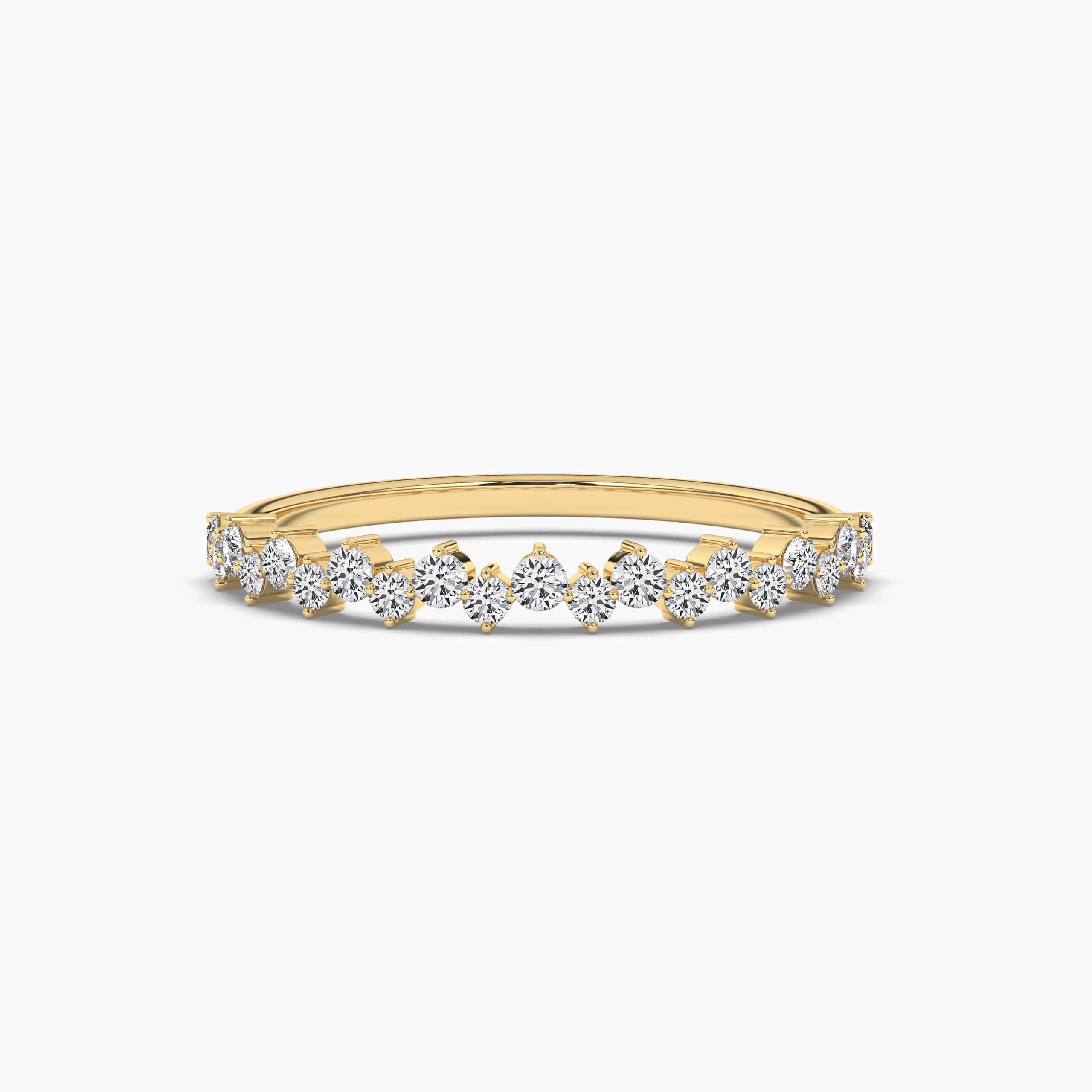 Eternity Round Diamond Stackable Band