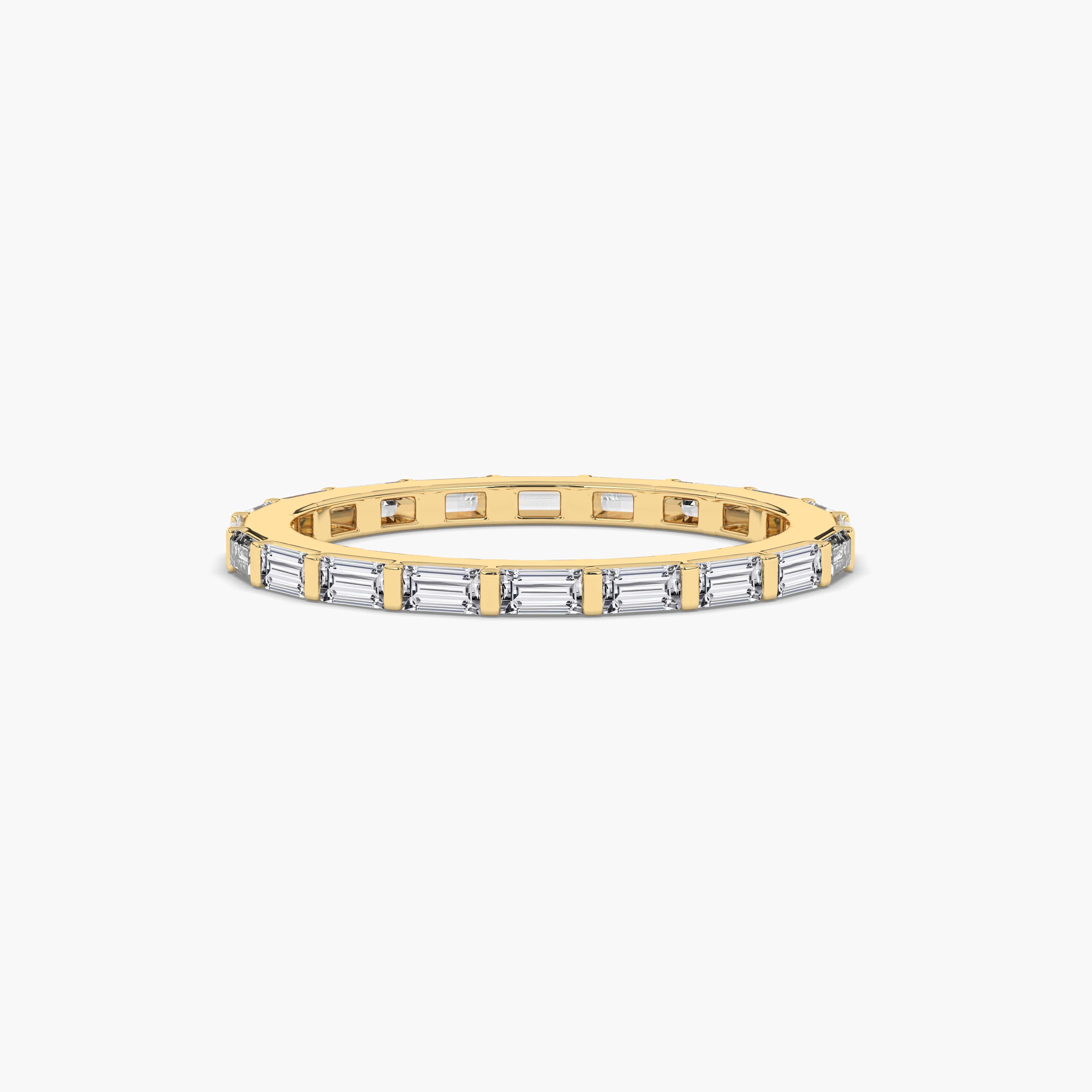 Bar Setting Baguette Diamond Eternity Ring